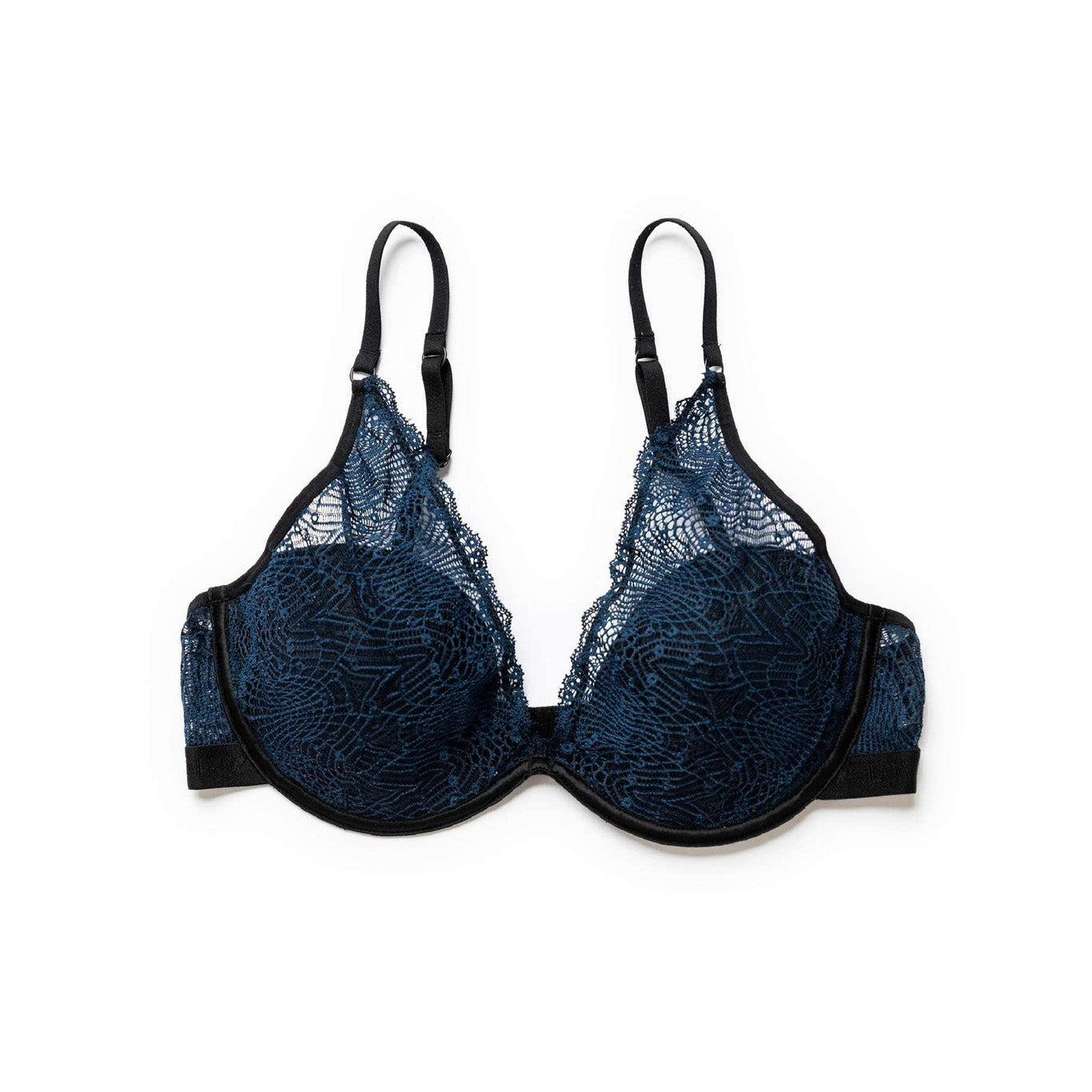 Lovjoi BH "SILVER LACE WINE" Midnight