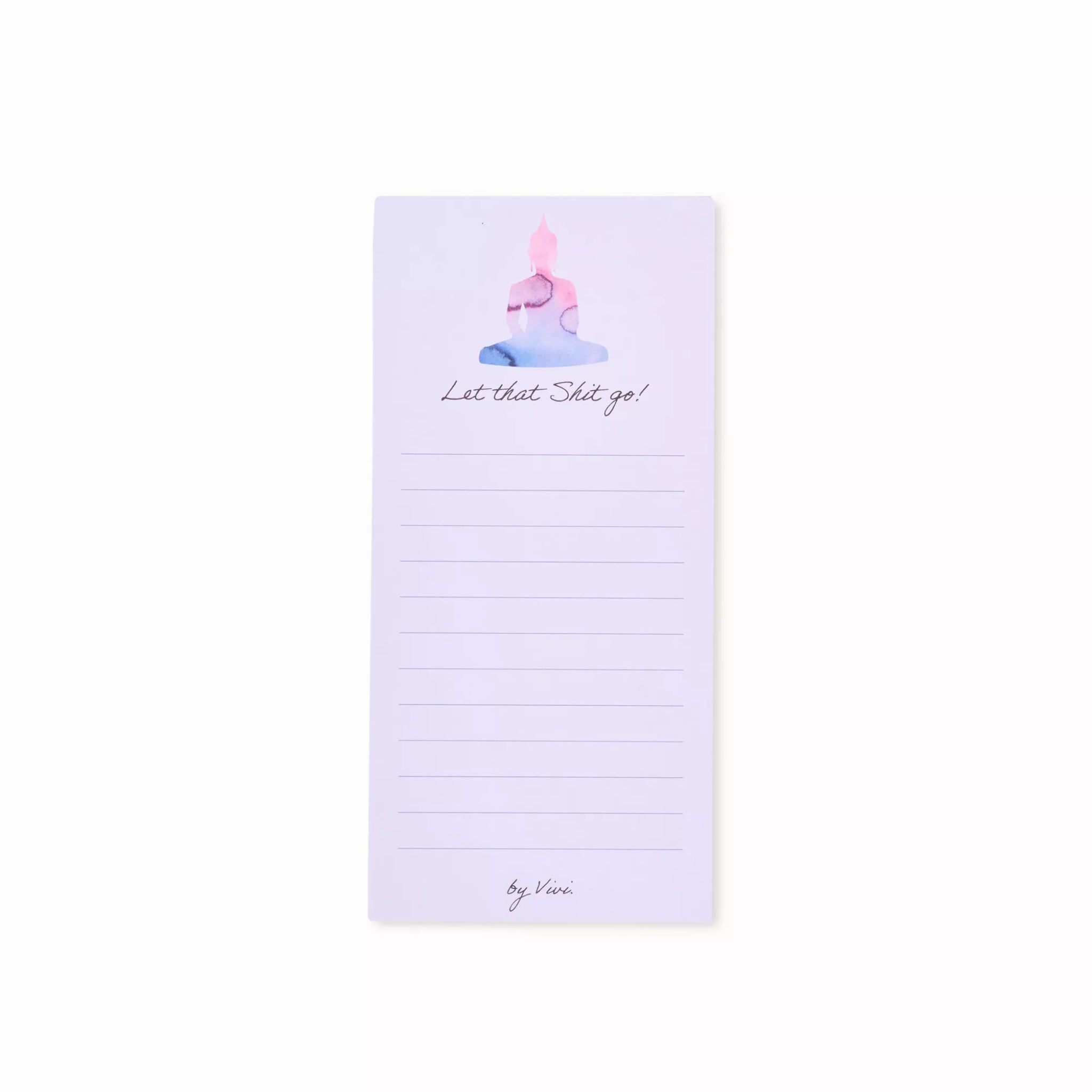 by Vivi Notizblock 10x21 cm Buddha