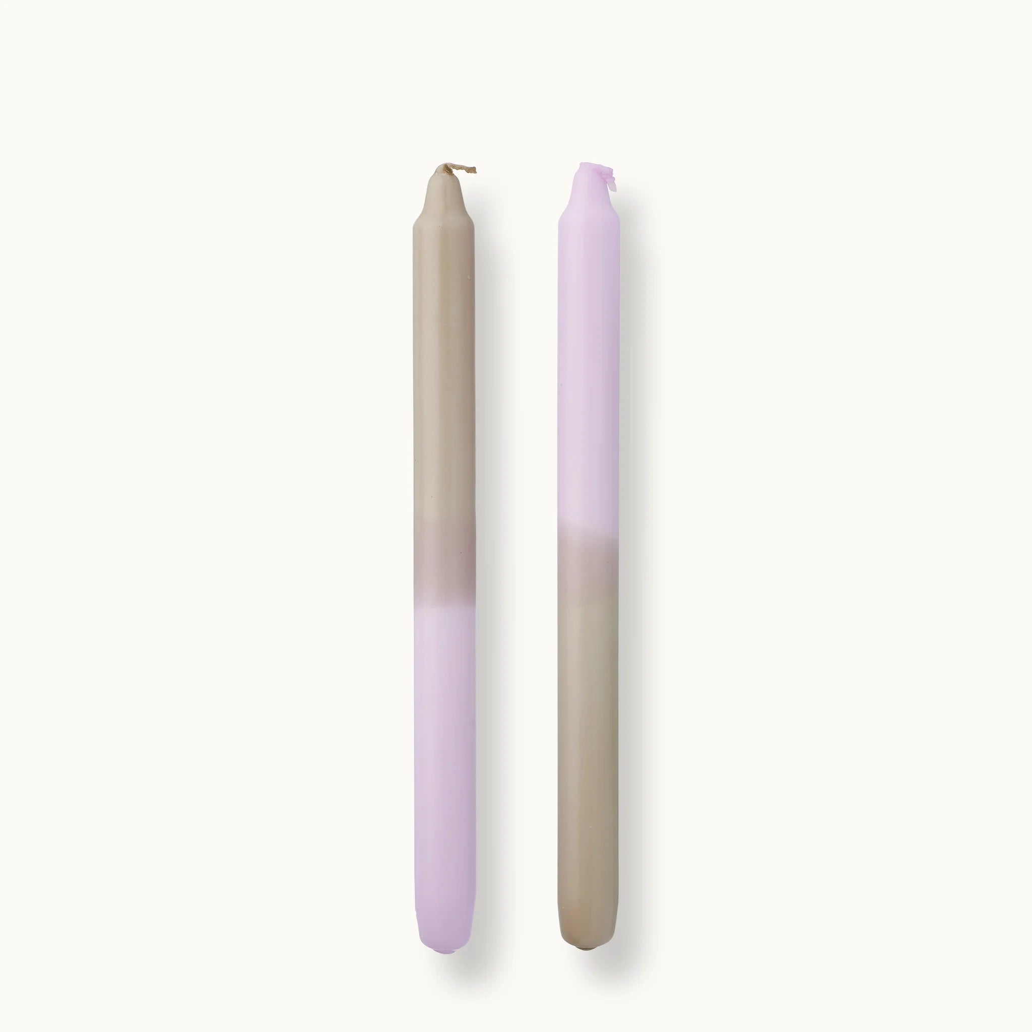 by Vivi Dip Dye Kerze "Lavender" Taupe Lavender