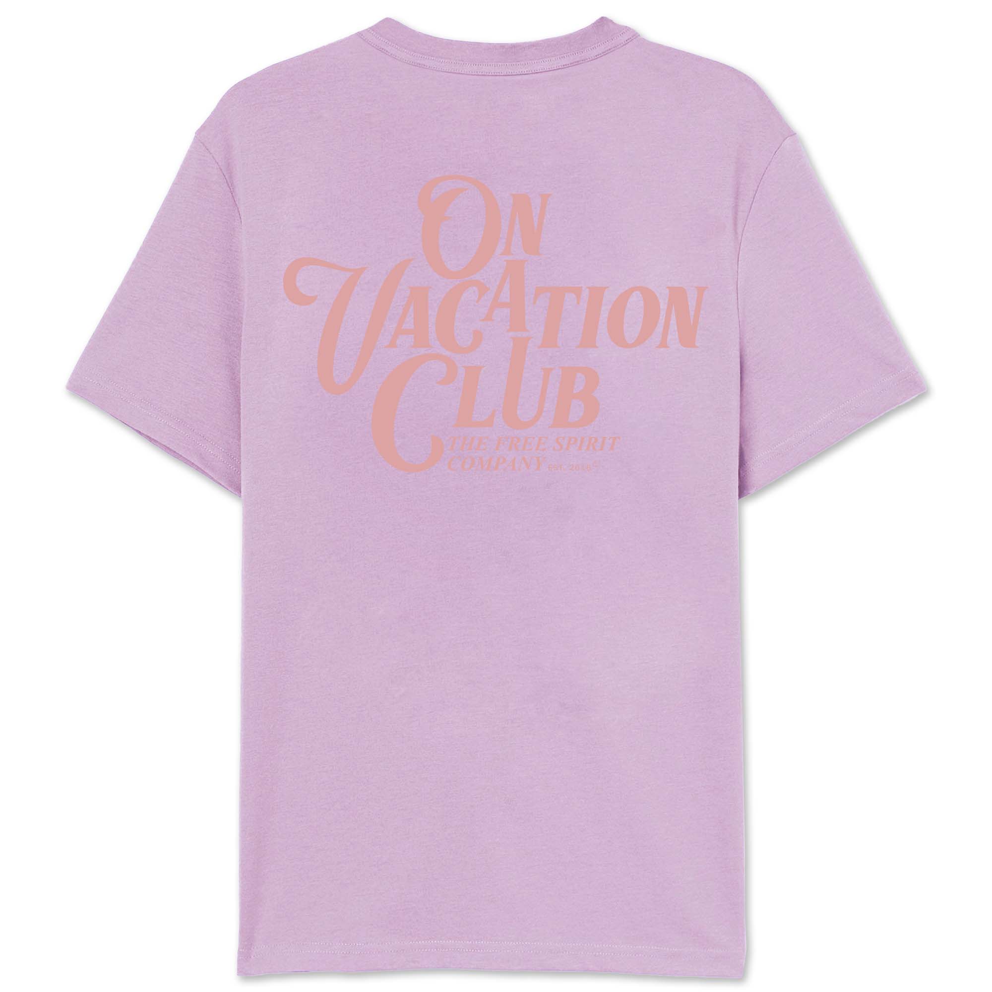 On Vacation Unisex T-Shirt "Calligraphy" Light-Purple