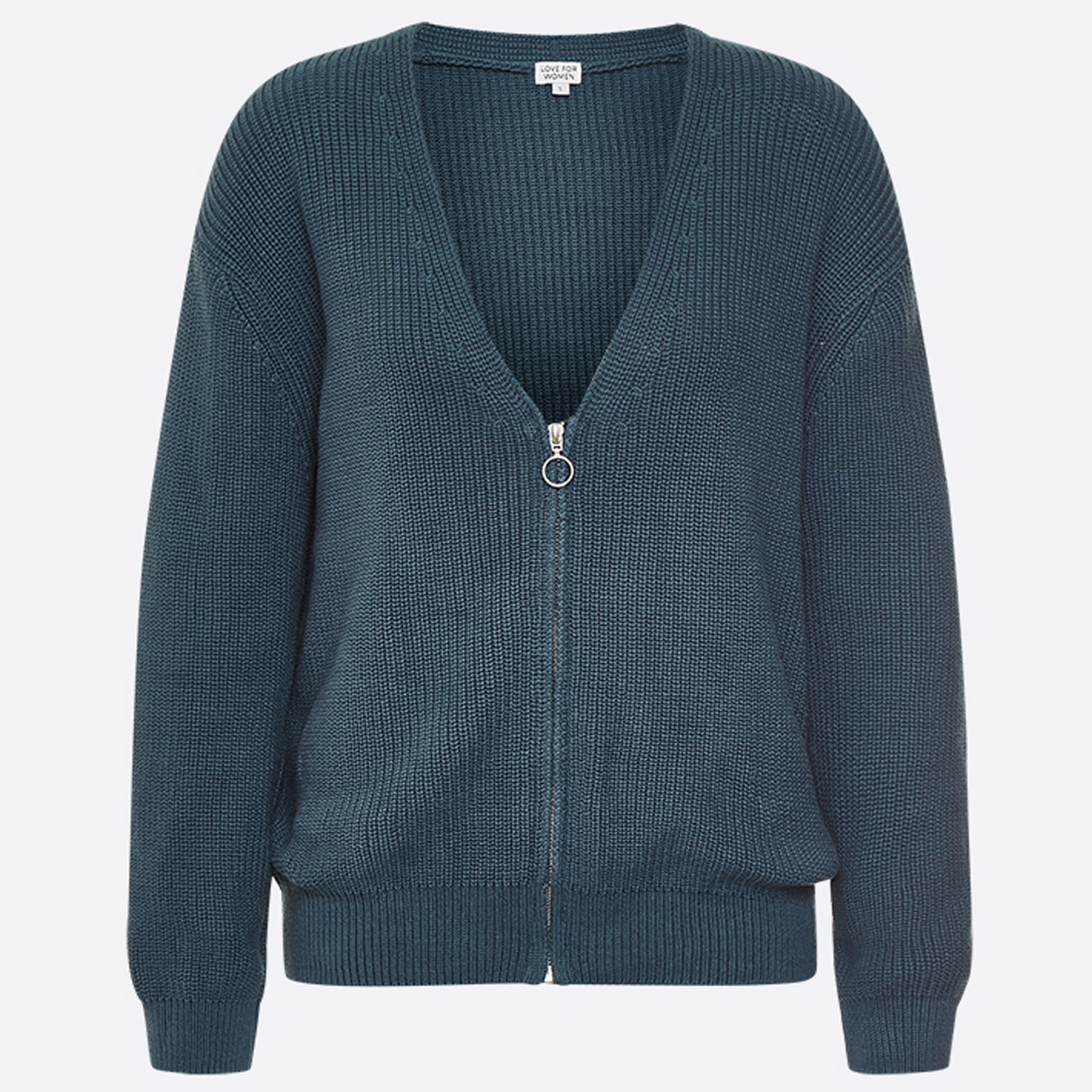 LOVE FOR WOMEN Women Cardigan "CLEA" Petrol