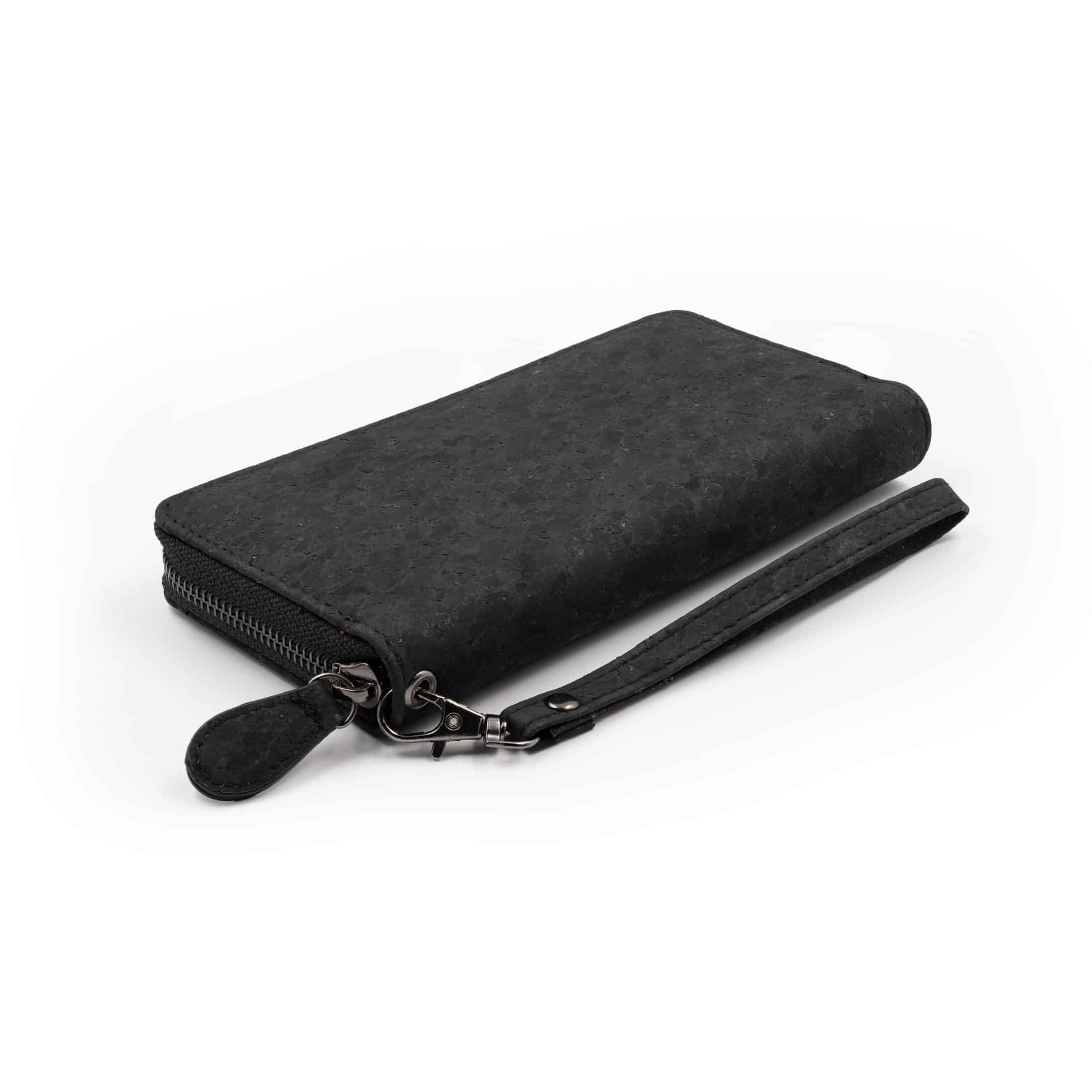 BELEAF Große Damen Geldbörse "BIG CORK" Cork Black