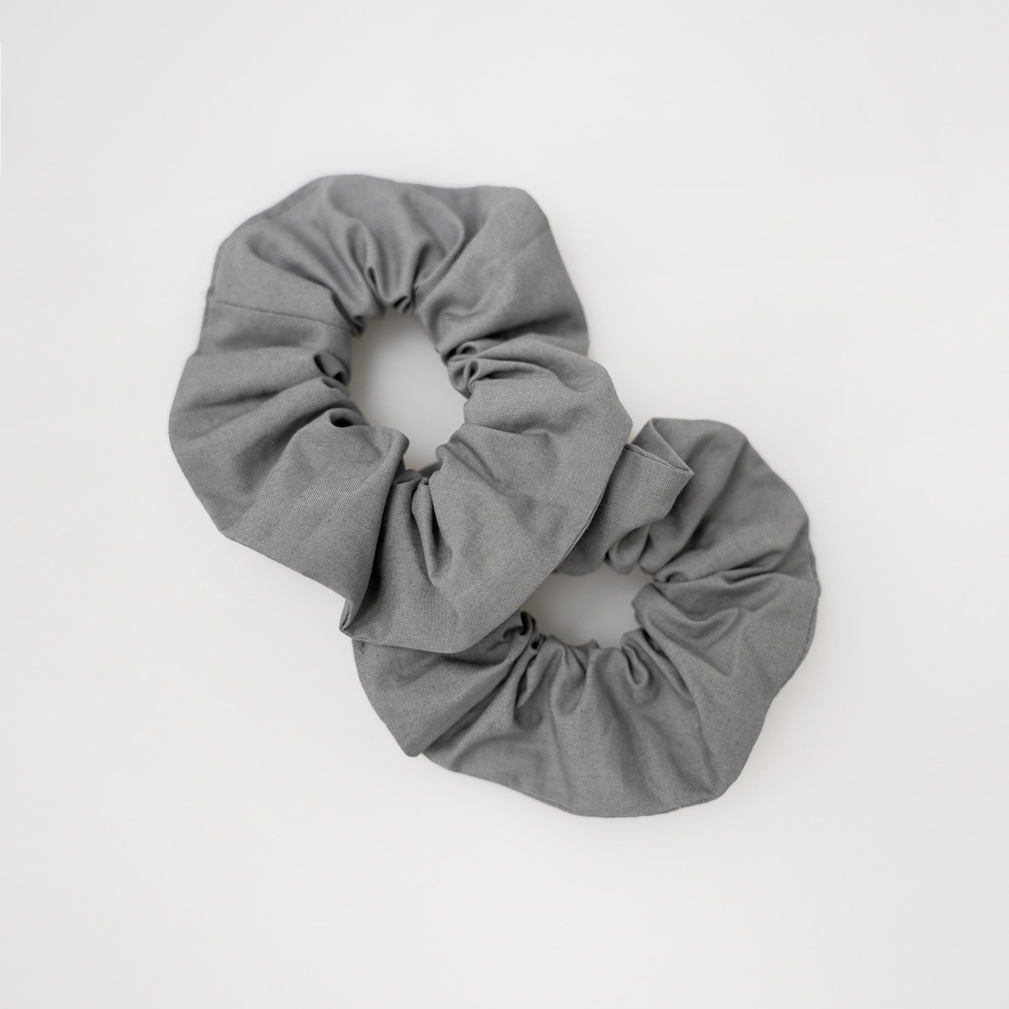 erlich textil Scrunchie "Cotton Select Scrunchie im 2er Pack" Onesize Dunkelgrau