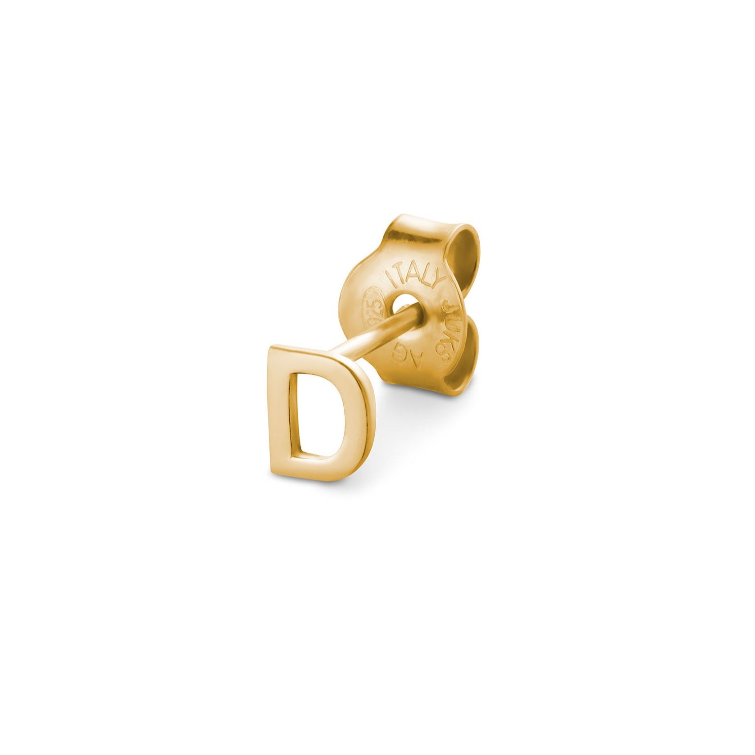 Jukserei Ohrstecker "LETTER" Gold D