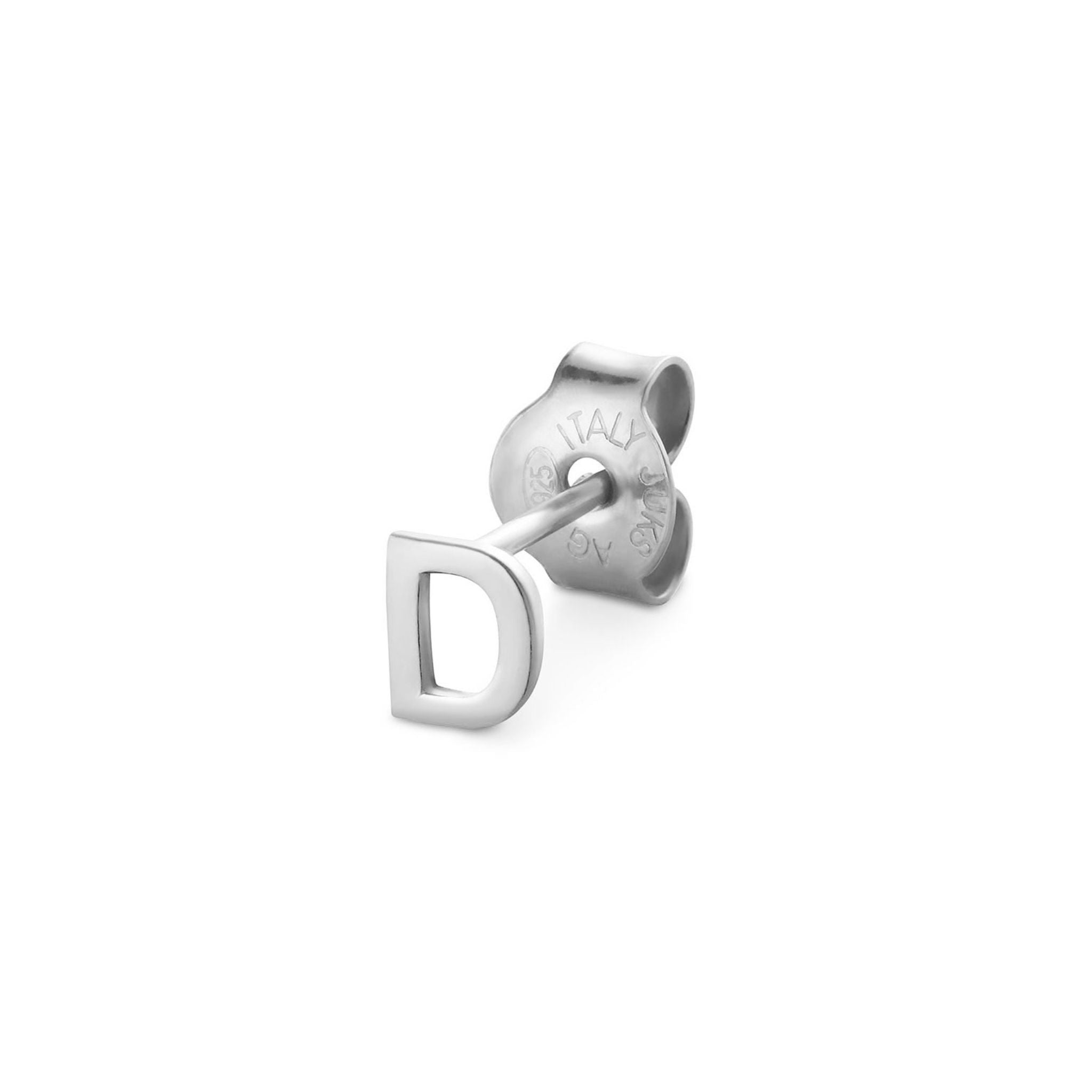 Jukserei Ohrstecker "LETTER" Silber D