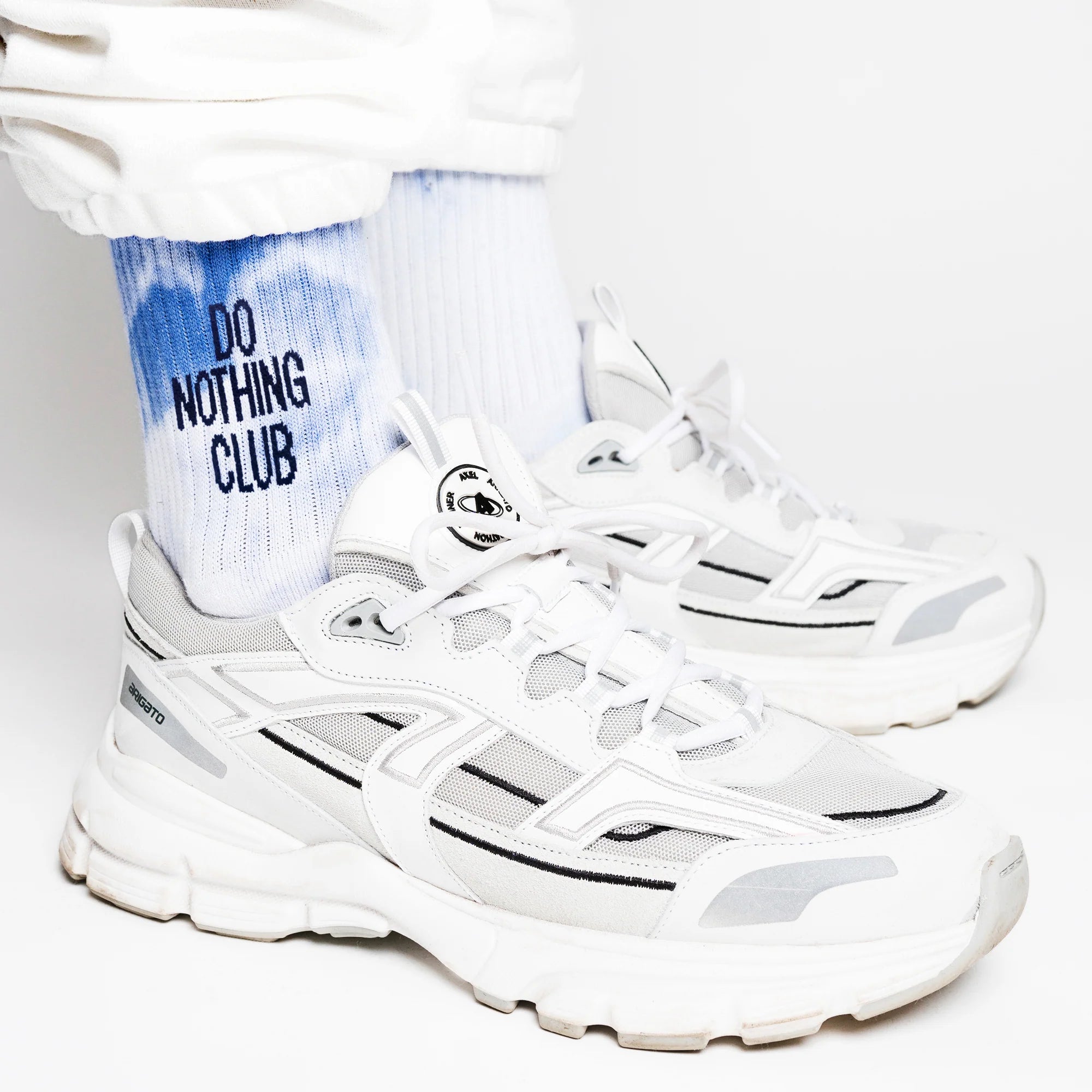On Vacation Tennis Socks Tie Dye "Do Nothing Club"