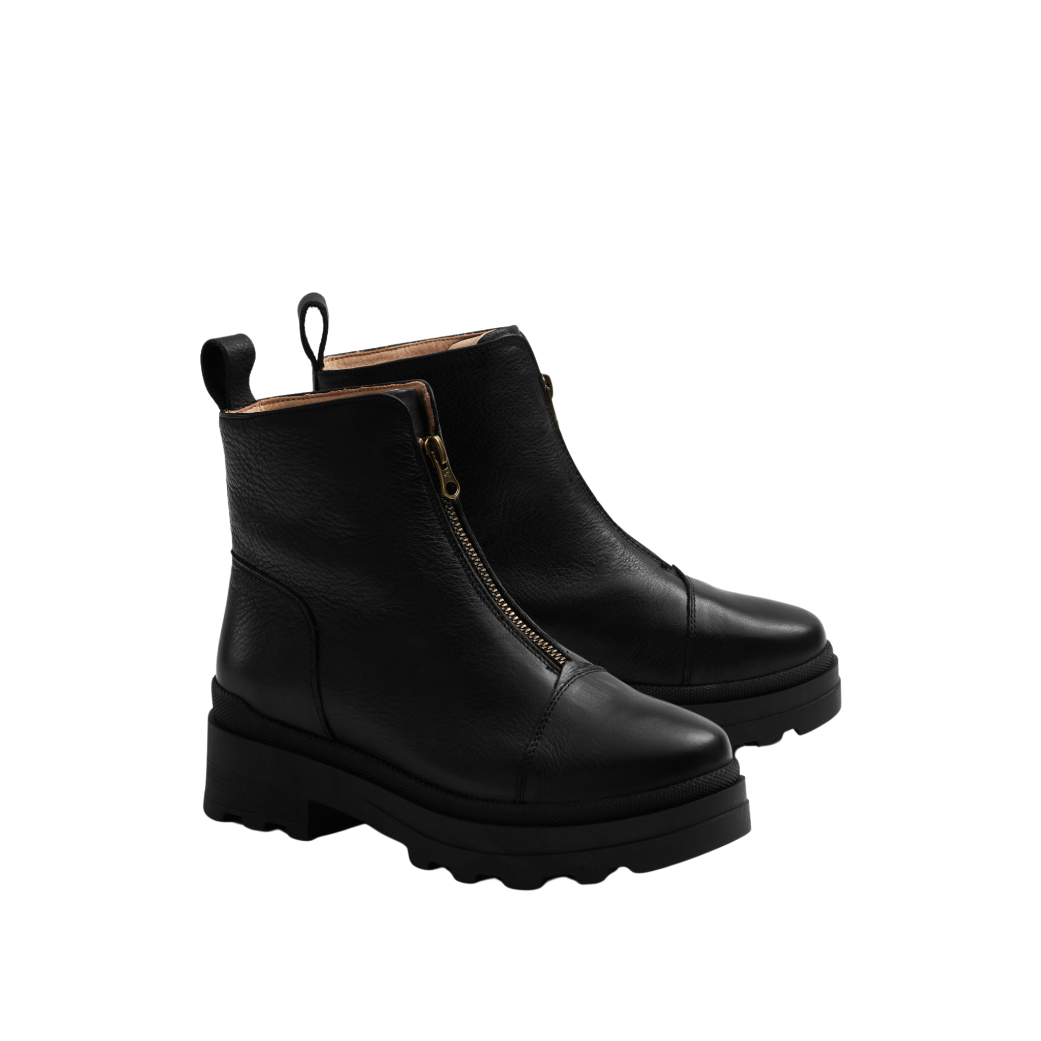 ADDITION Chelsea Boots "ZIP SEAMLESS" Schwarz