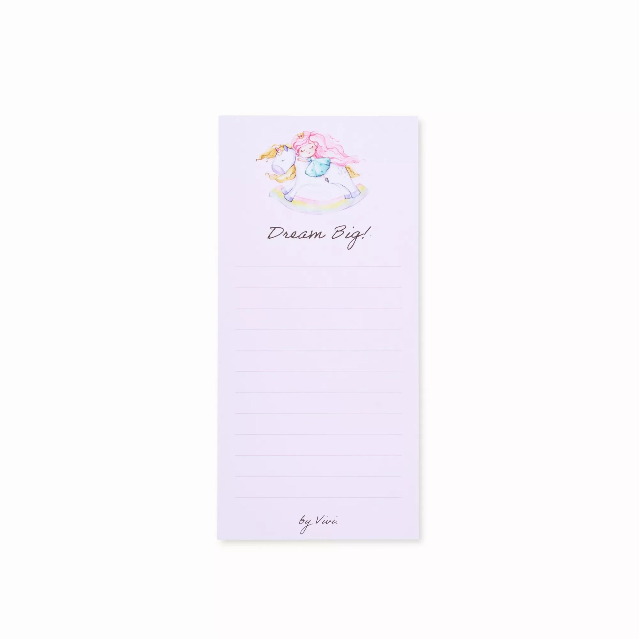 by Vivi Notizblock 10x21 cm Dream Big