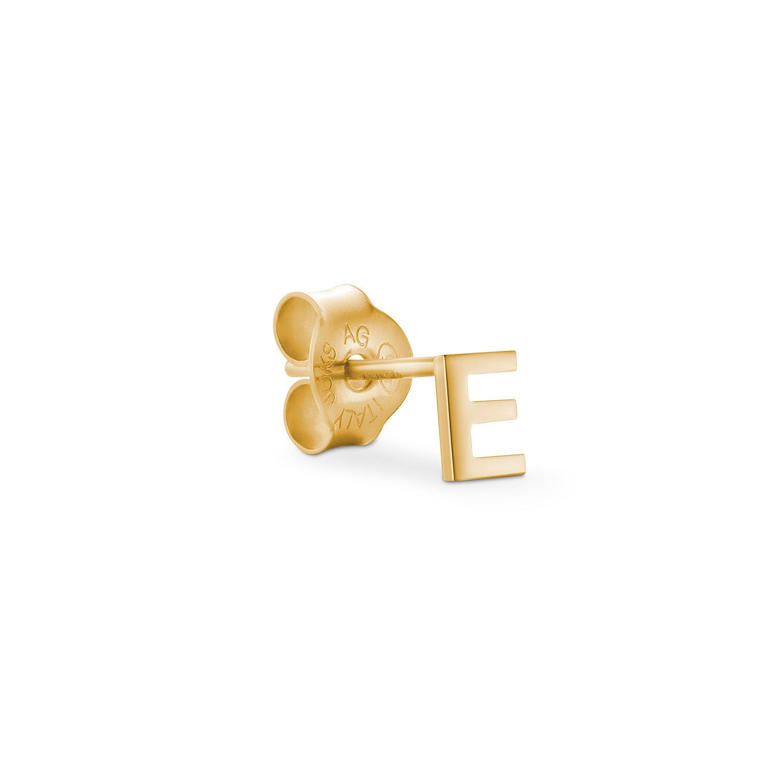Jukserei Ohrstecker "LETTER" Gold E