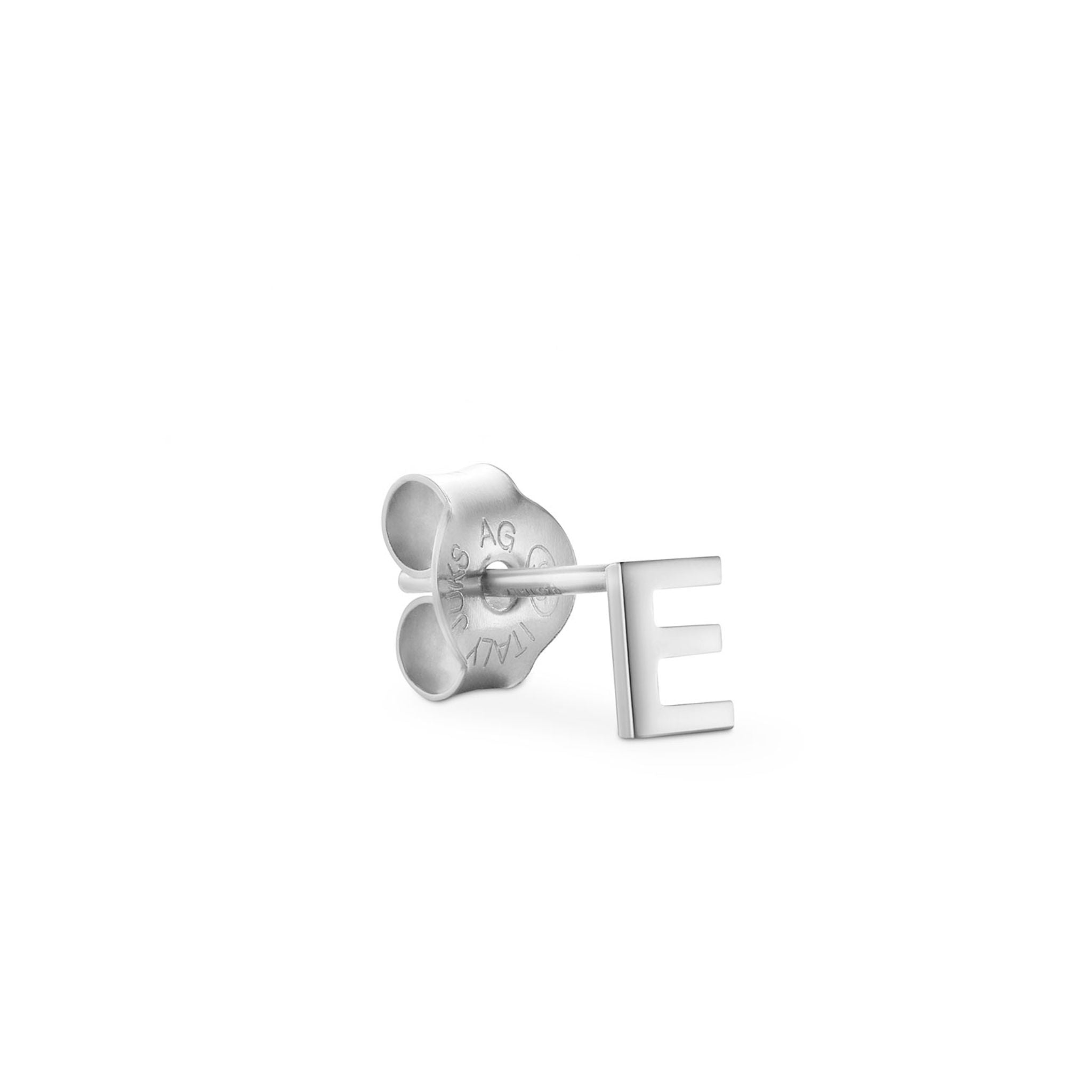 Jukserei Ohrstecker "LETTER" Silber E