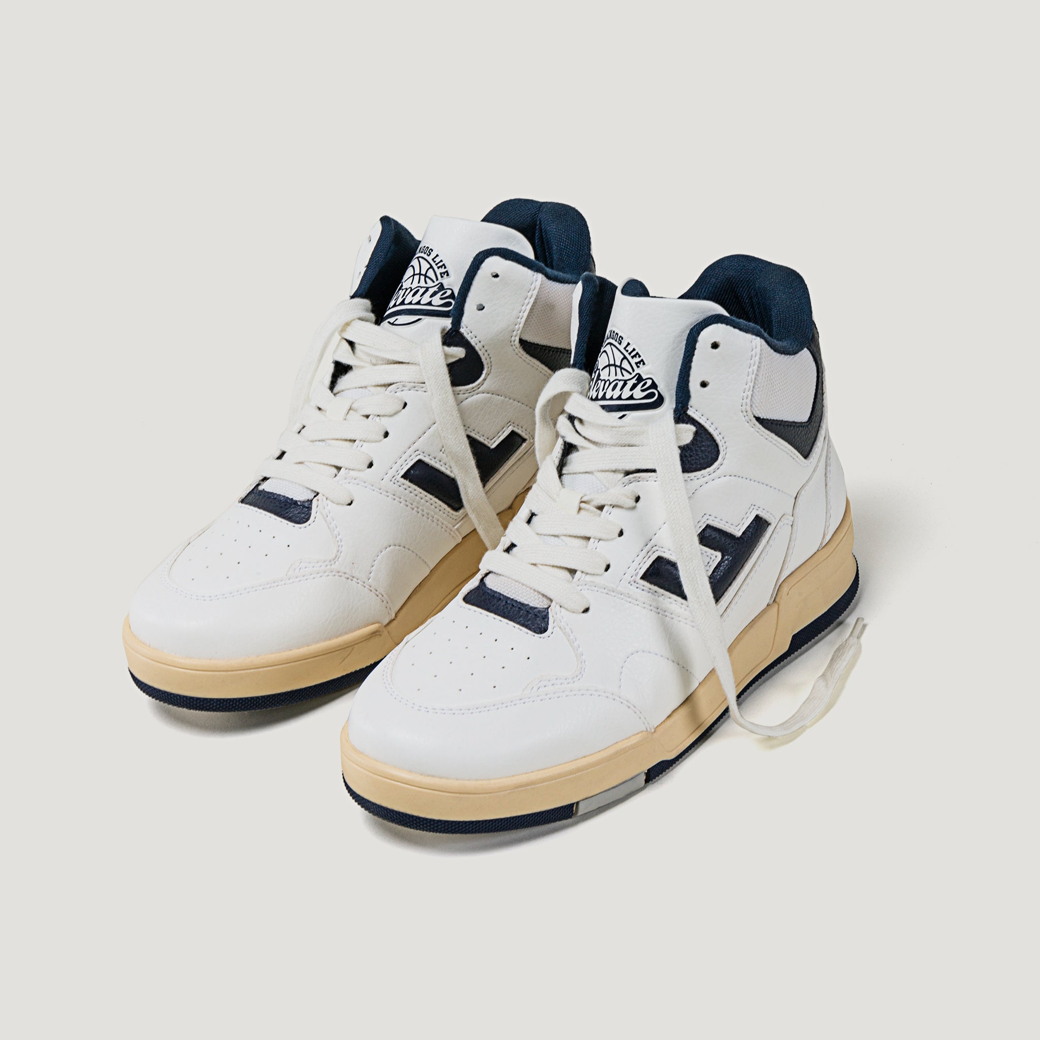 Flamingo's Life Unisex Sneaker "Elevate" Vanilla Navy