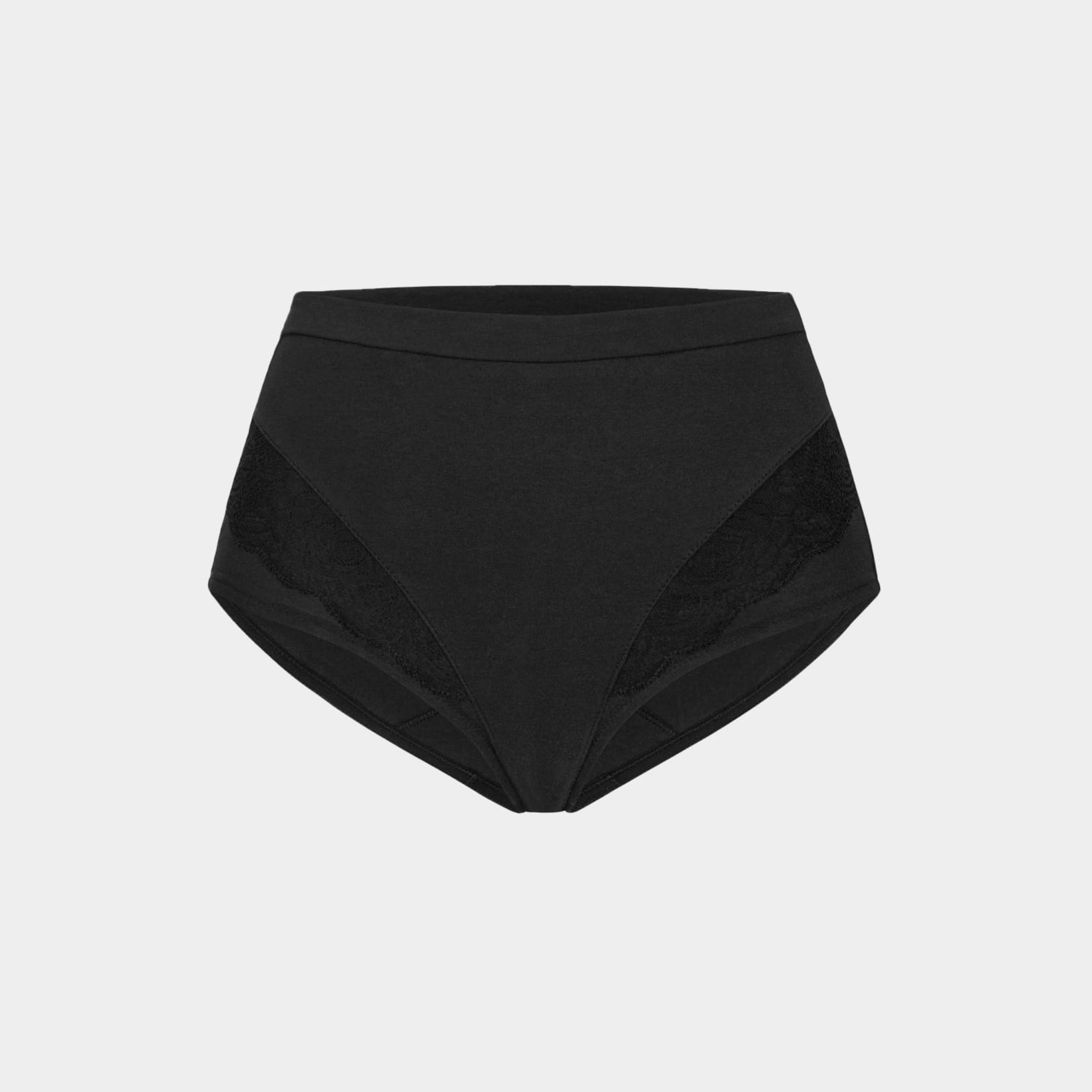 erlich textil High Waist Slip "Josepha" Schwarz
