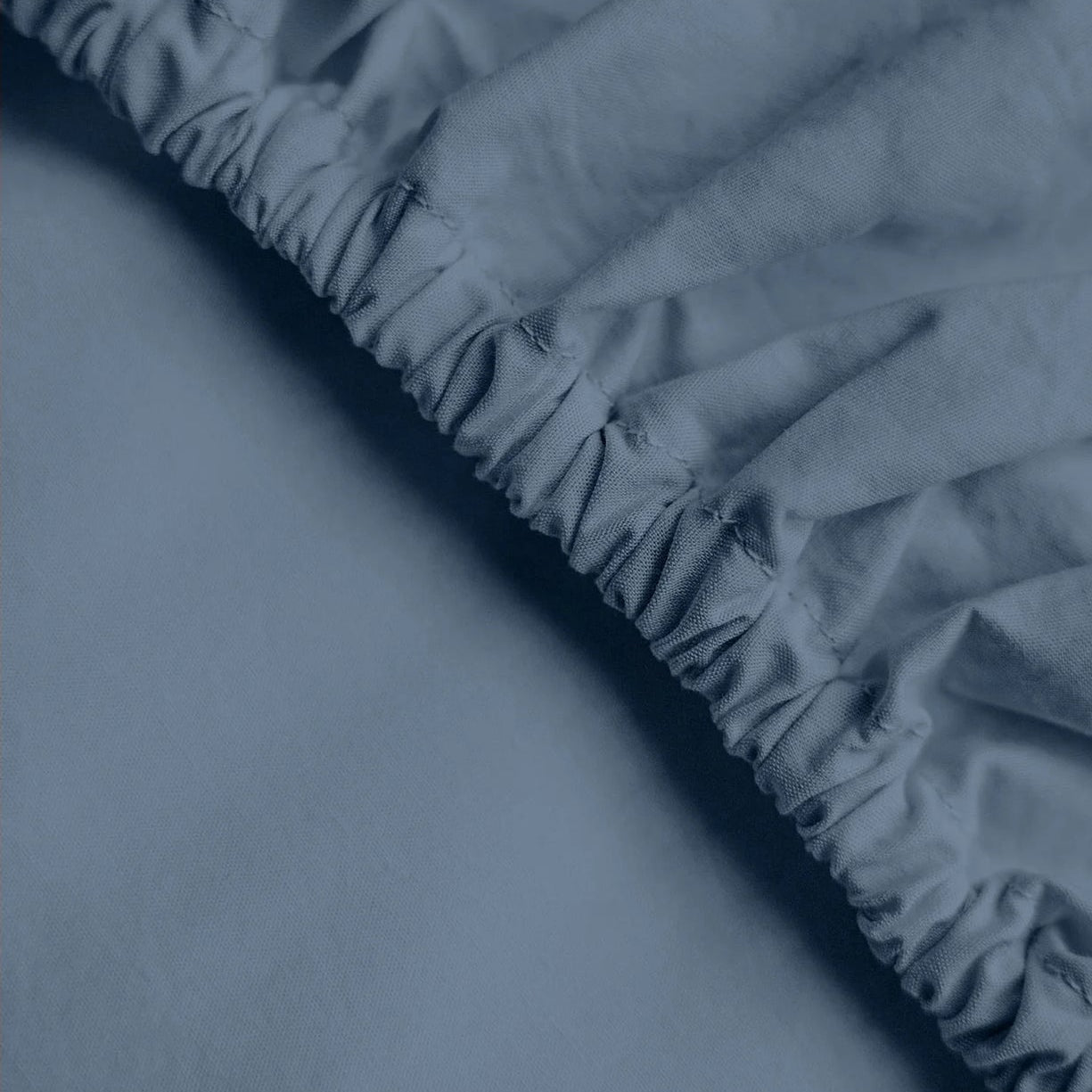 erlich textil Spannbettlaken "Cotton Linen Select" Taubenblau