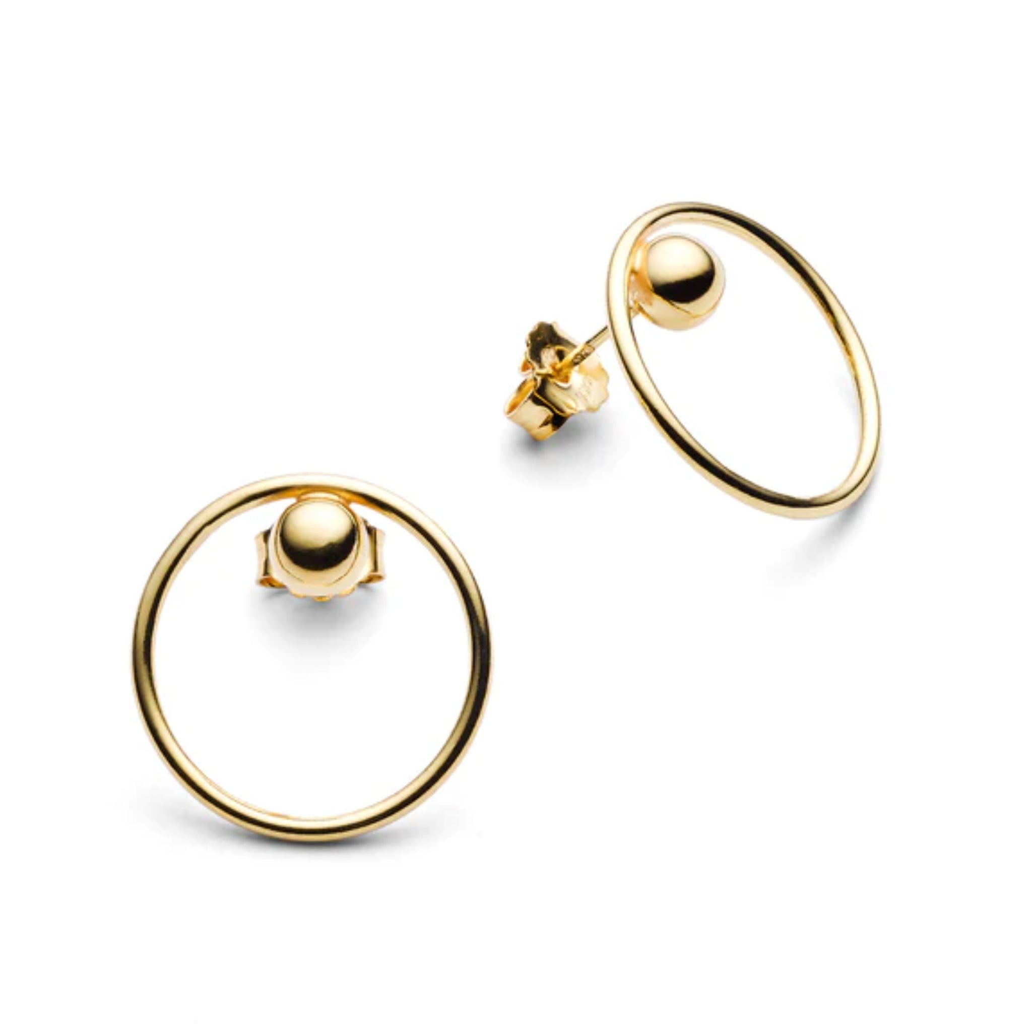 Jukserei Ohrstecker "Eclipse" Gold
