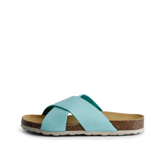 GRAND STEP SHOES Sandalen "Elisa Nubuk" Aqua