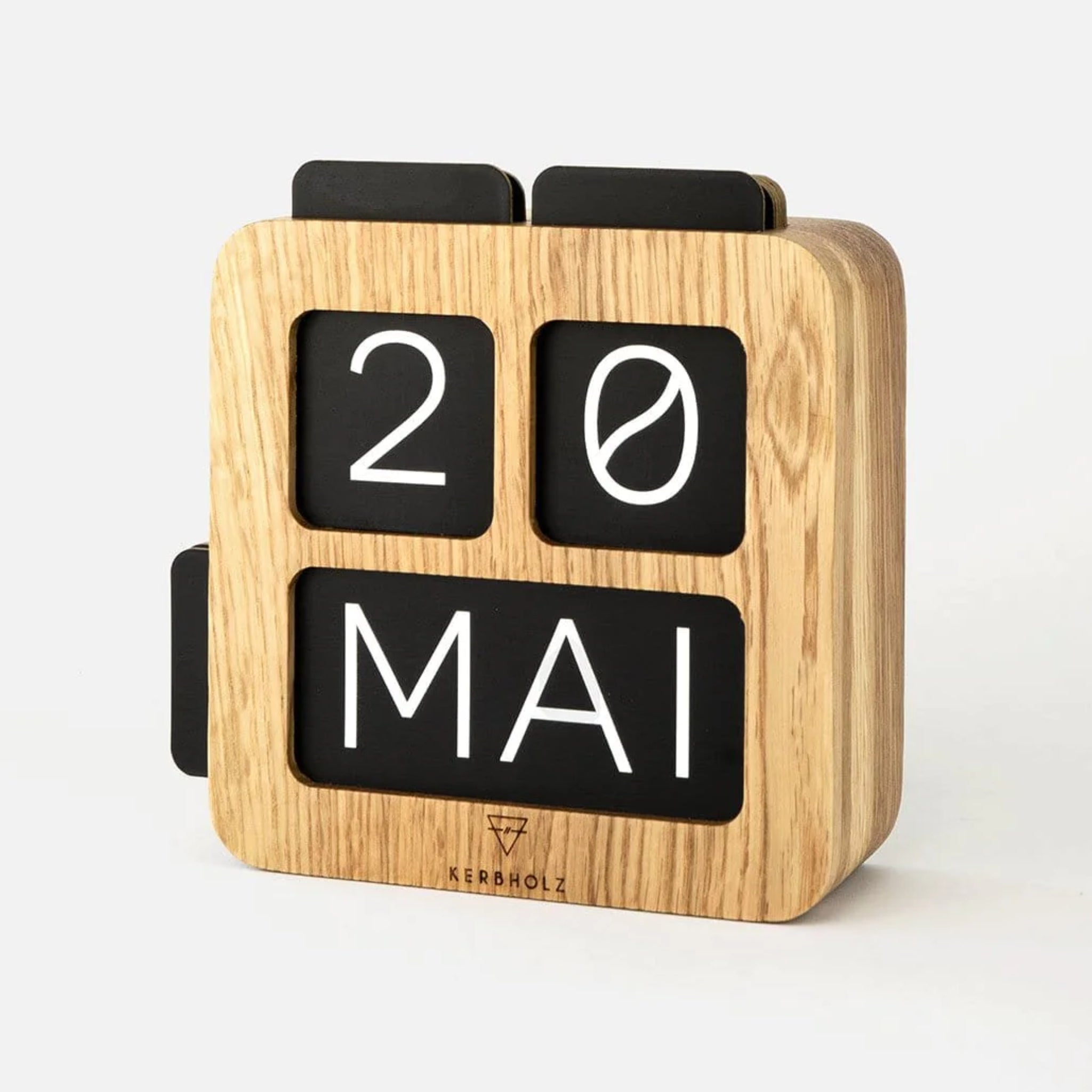 KERBHOLZ Tischkalender aus Massivholz "EWIKK" Oak
