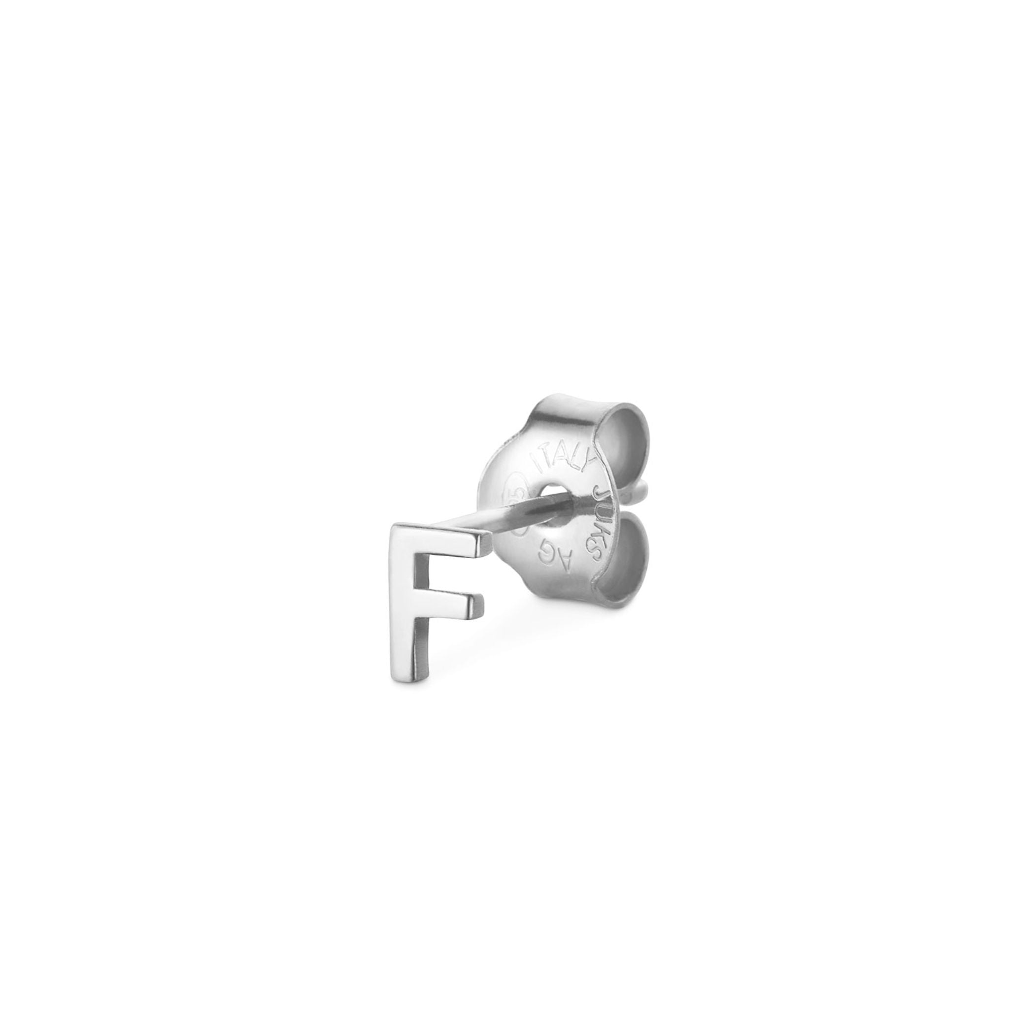 Jukserei Ohrstecker "LETTER" Silber F
