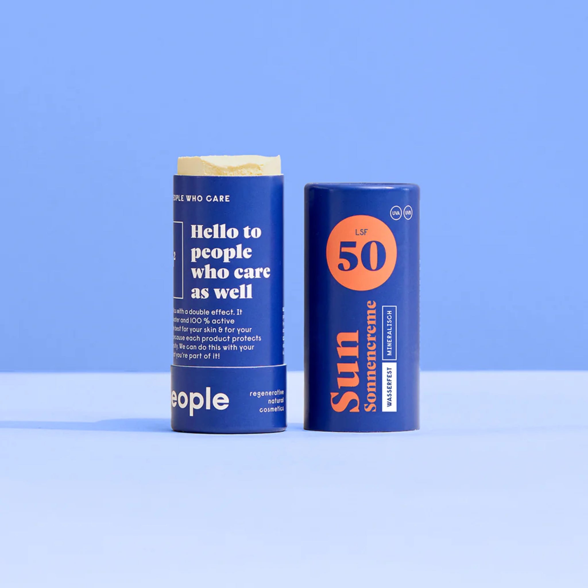 4peoplewhocare Feste Sonnencreme "Naseweiss" 40 g