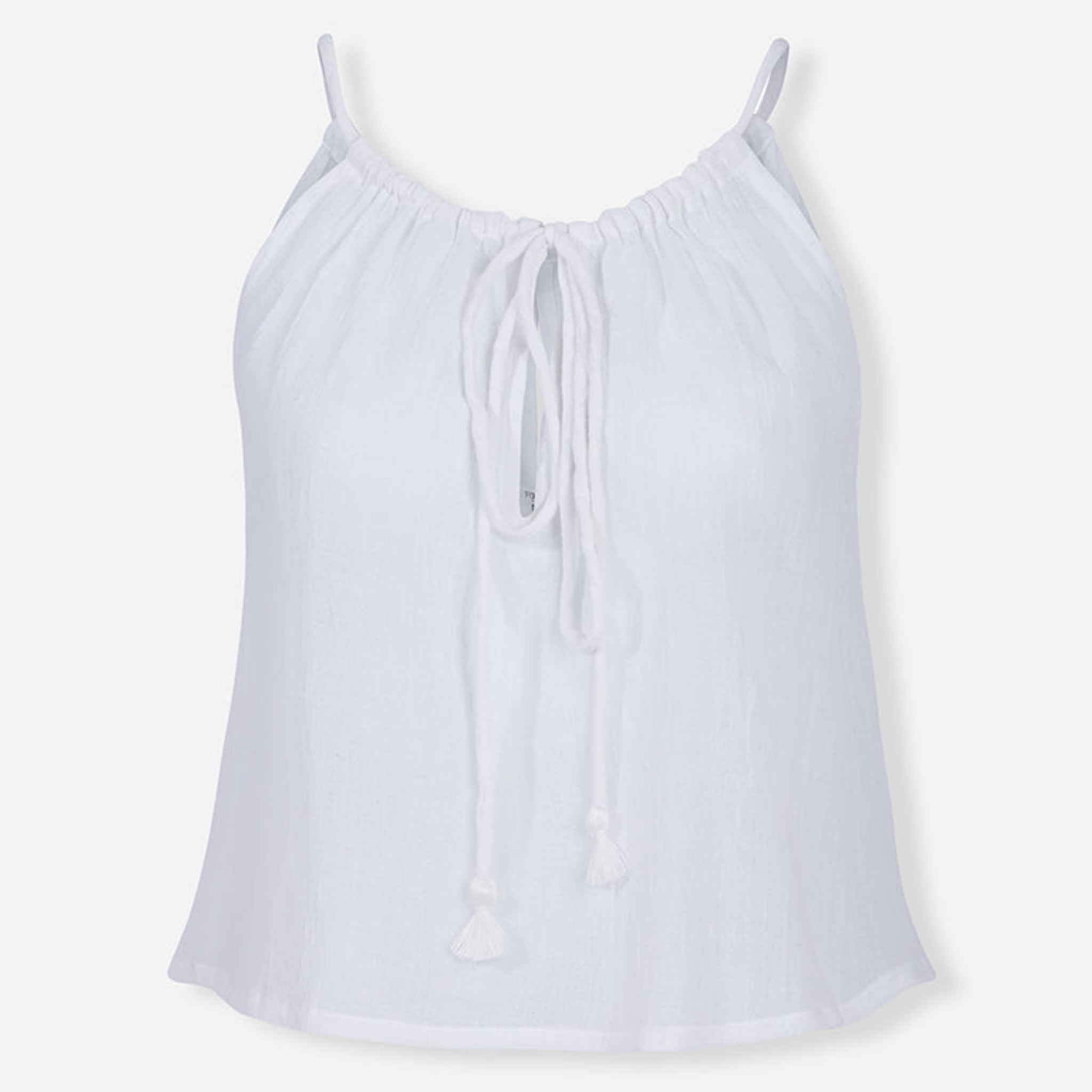 Folkdays Cropped Top "Multiposition" White