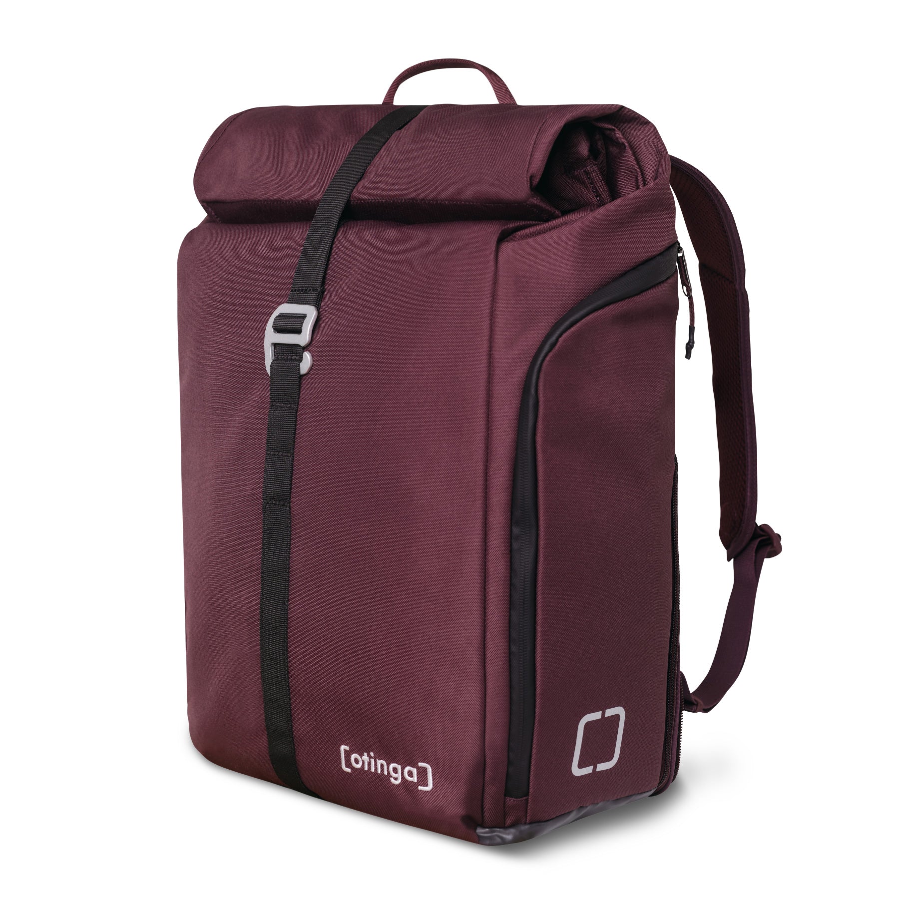 otinga Rucksack "Flip V2" Aubergine-rot