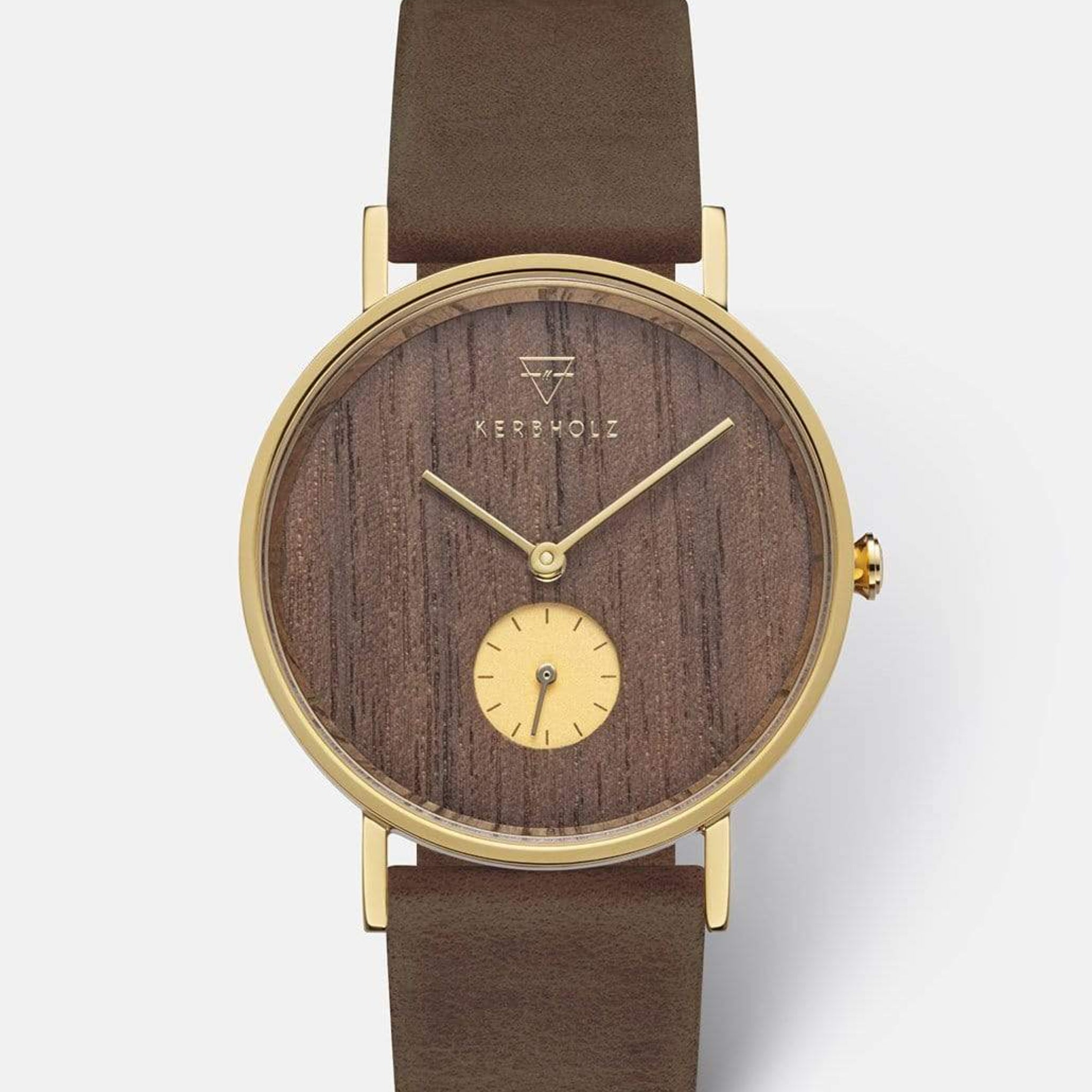 KERBHOLZ Armbanduhr "FRIDA" Walnut Tobacco