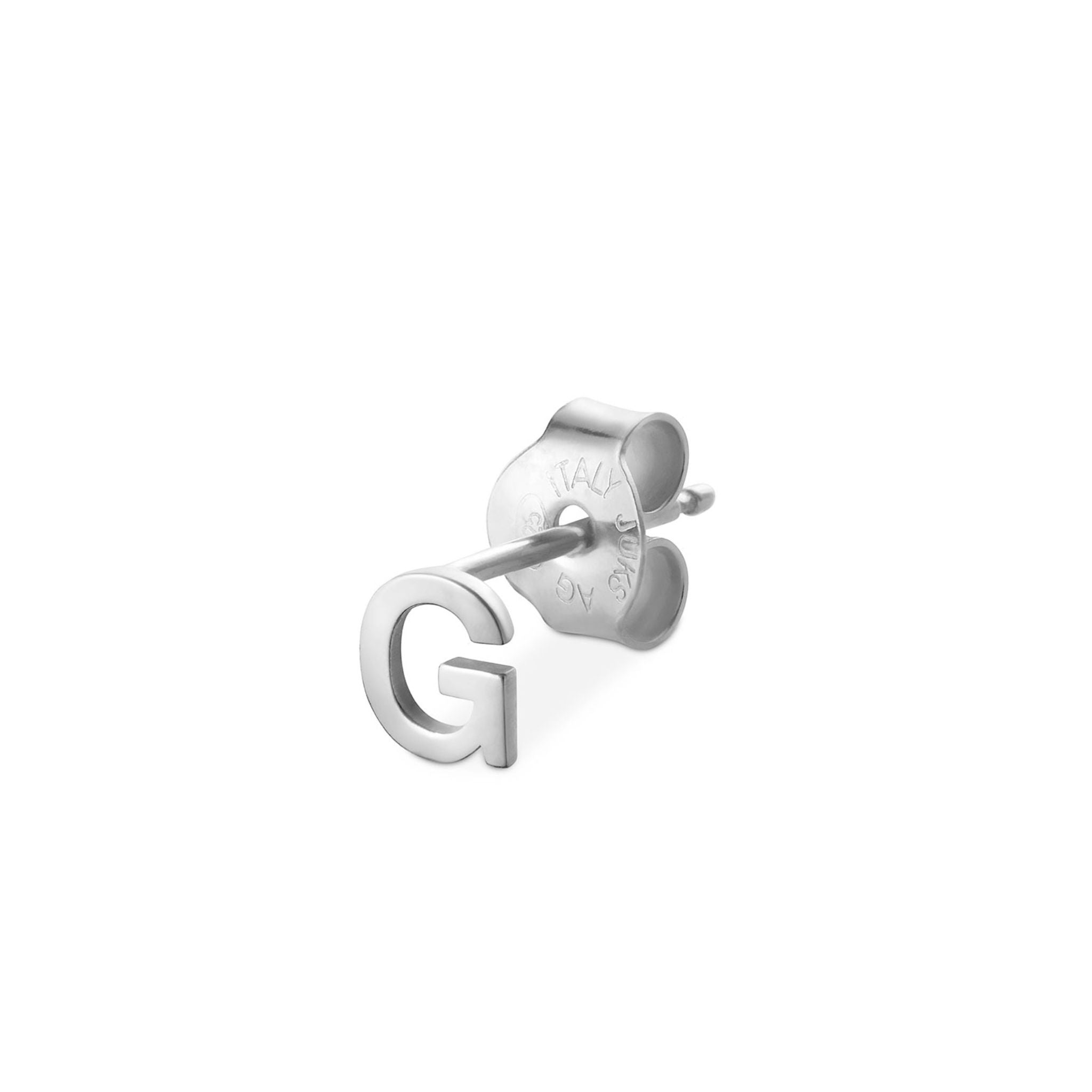 Jukserei Ohrstecker "LETTER" Silber G