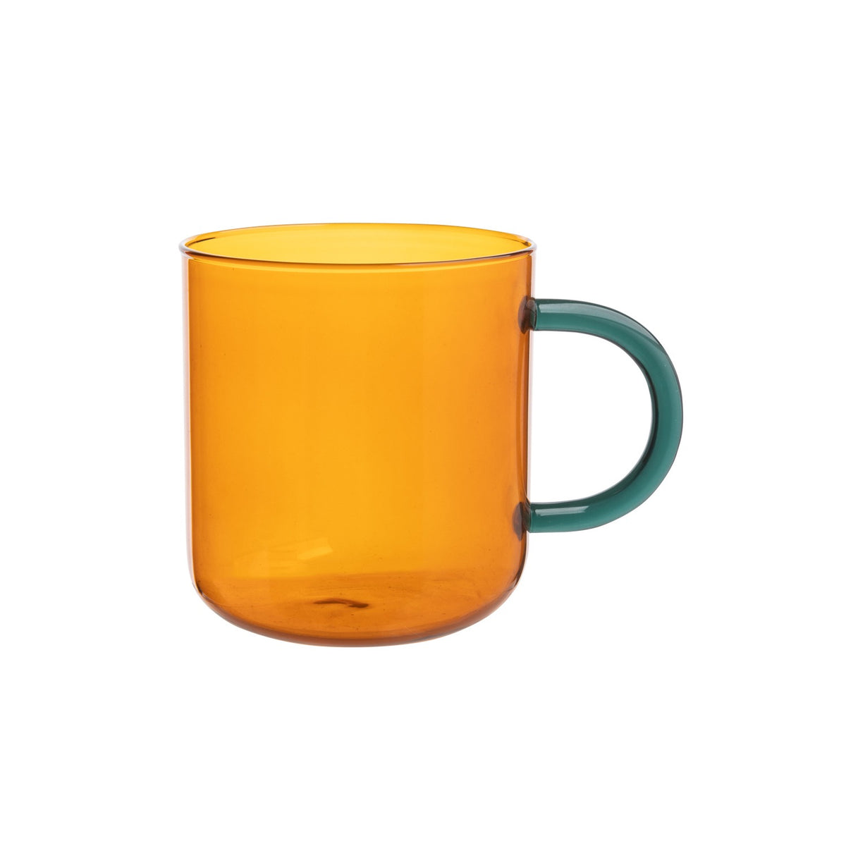 Tranquillo Tasse aus Borosilikatglas "RAIINBOW" Orange