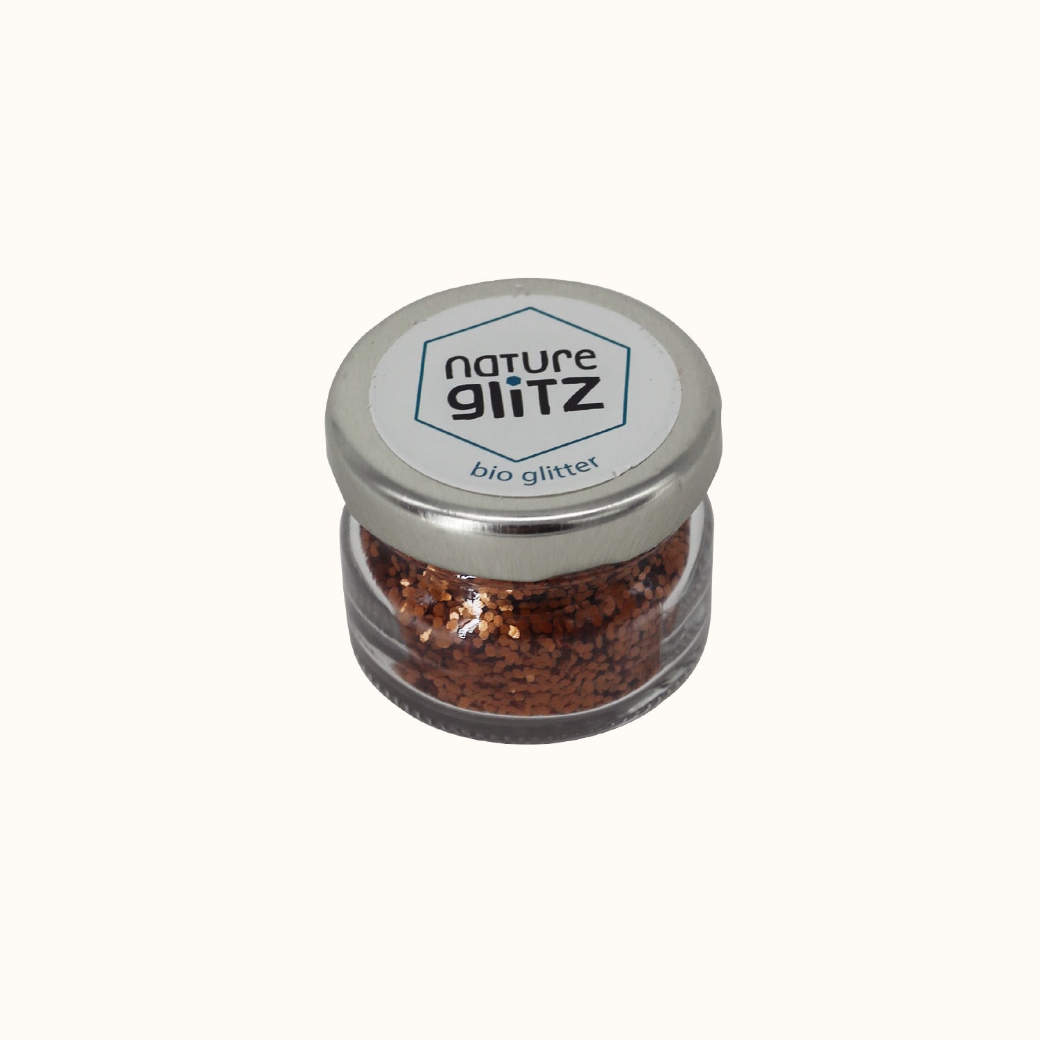 Naturalou Bio Glitzer von Nature Glitz Pure Kupfer mittel