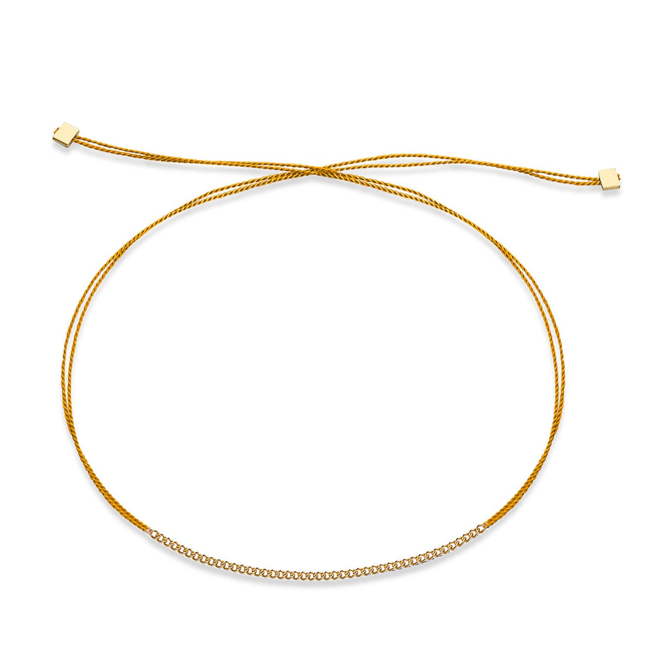Jukserei Armband "GOOD LUCK CHAIN" Amber