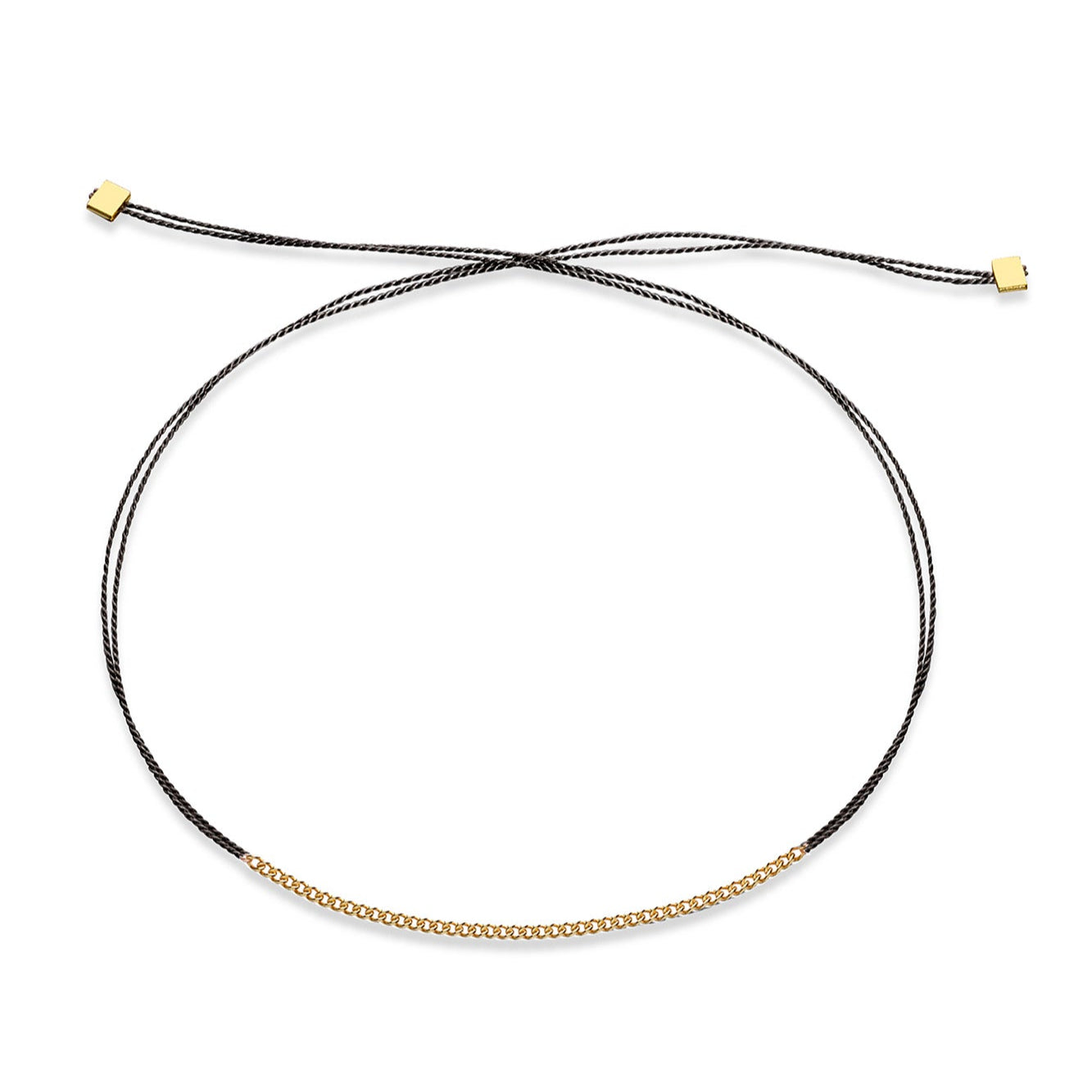 Jukserei Armband "GOOD LUCK CHAIN" Schwarz