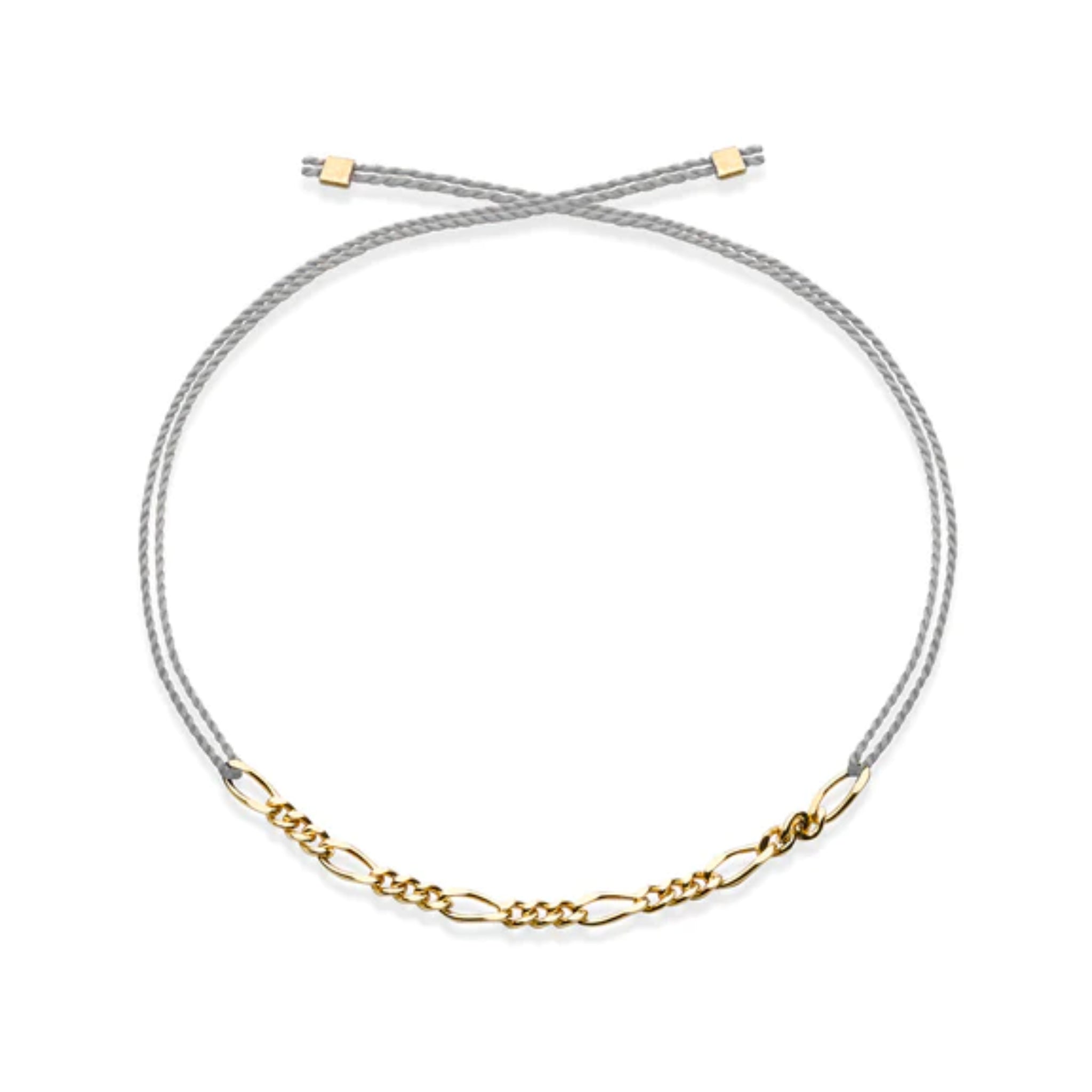 Jukserei Armband "GOOD LUCK AVE" Grau
