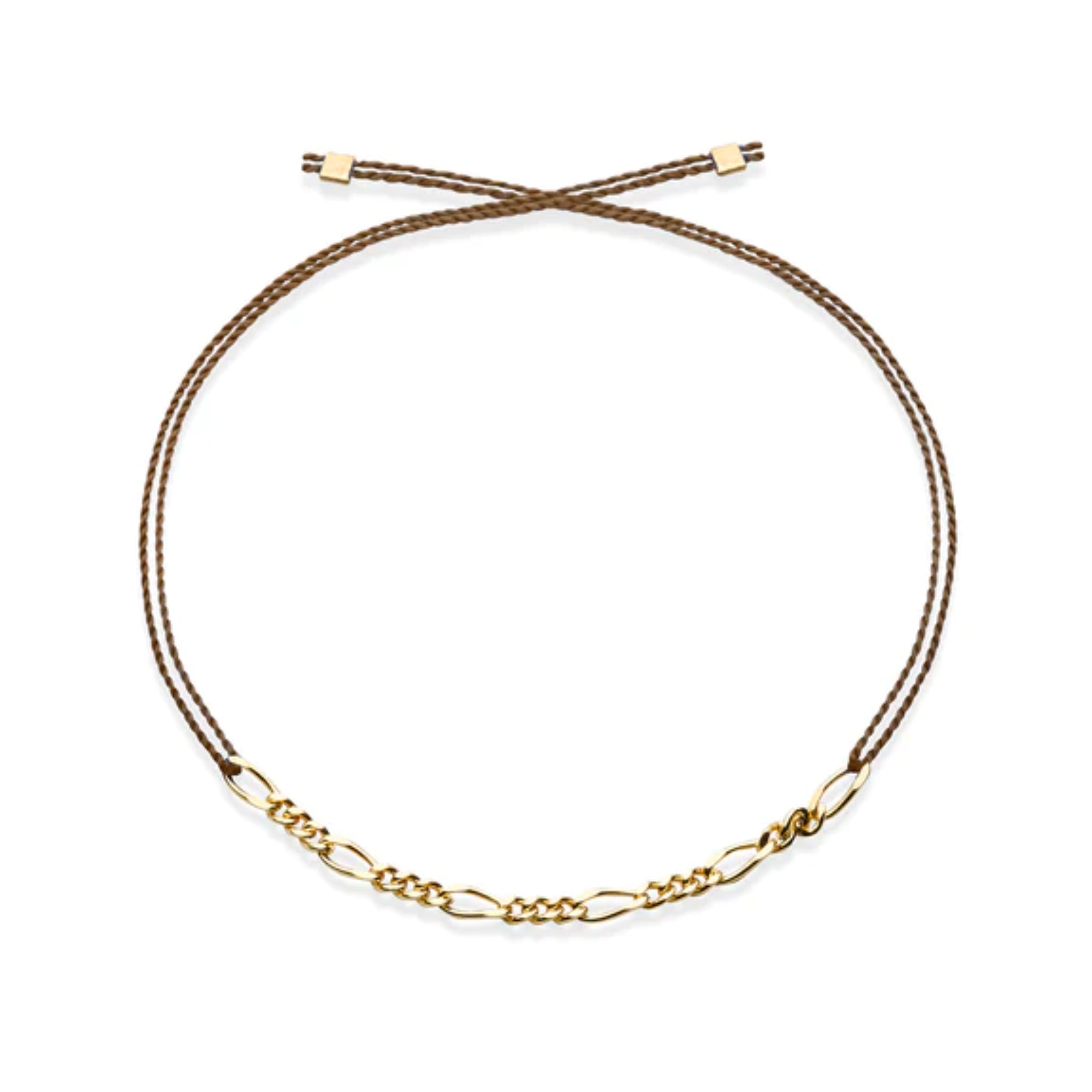 Jukserei Armband "GOOD LUCK AVE" Haselnuss