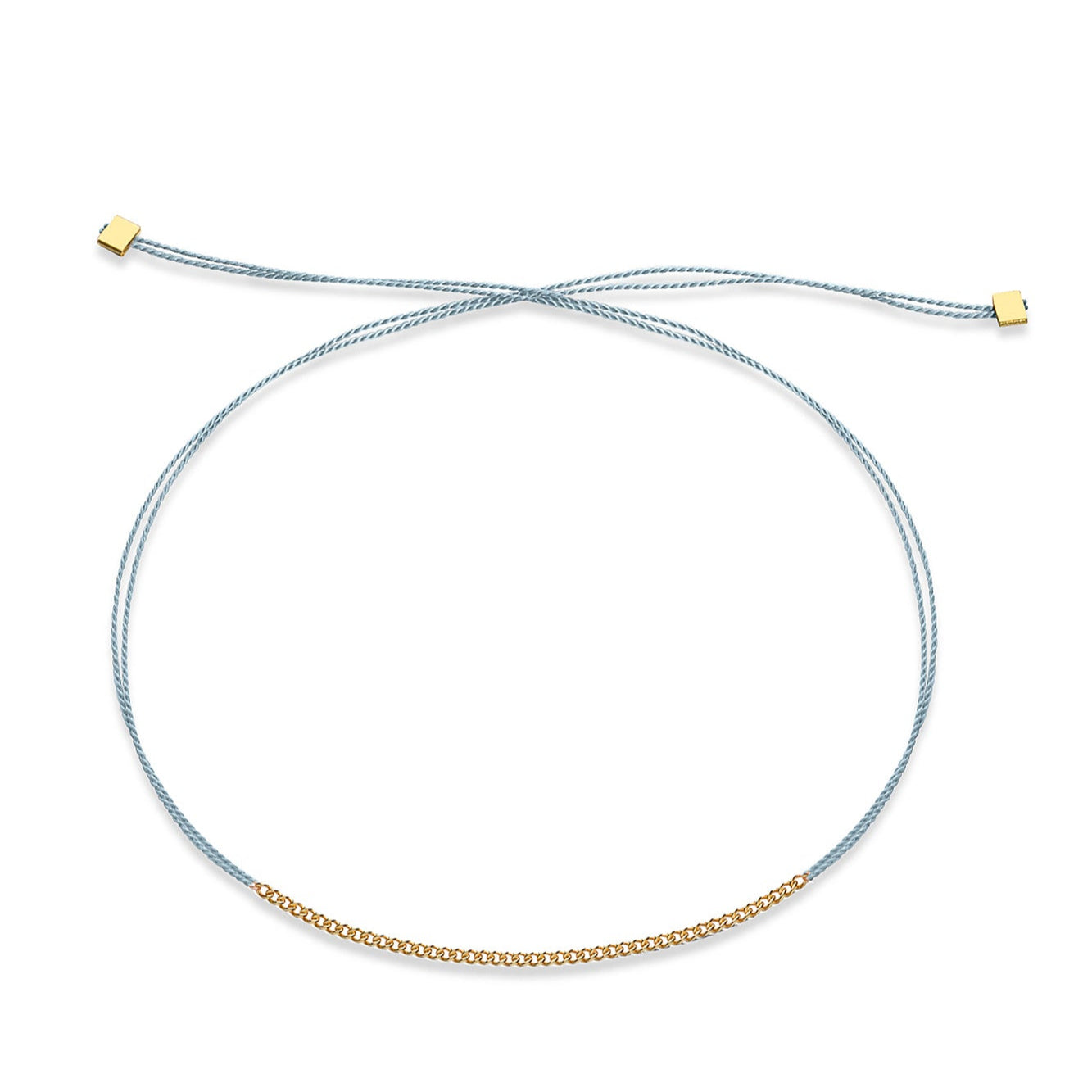 Jukserei Armband "GOOD LUCK CHAIN" Light Blue