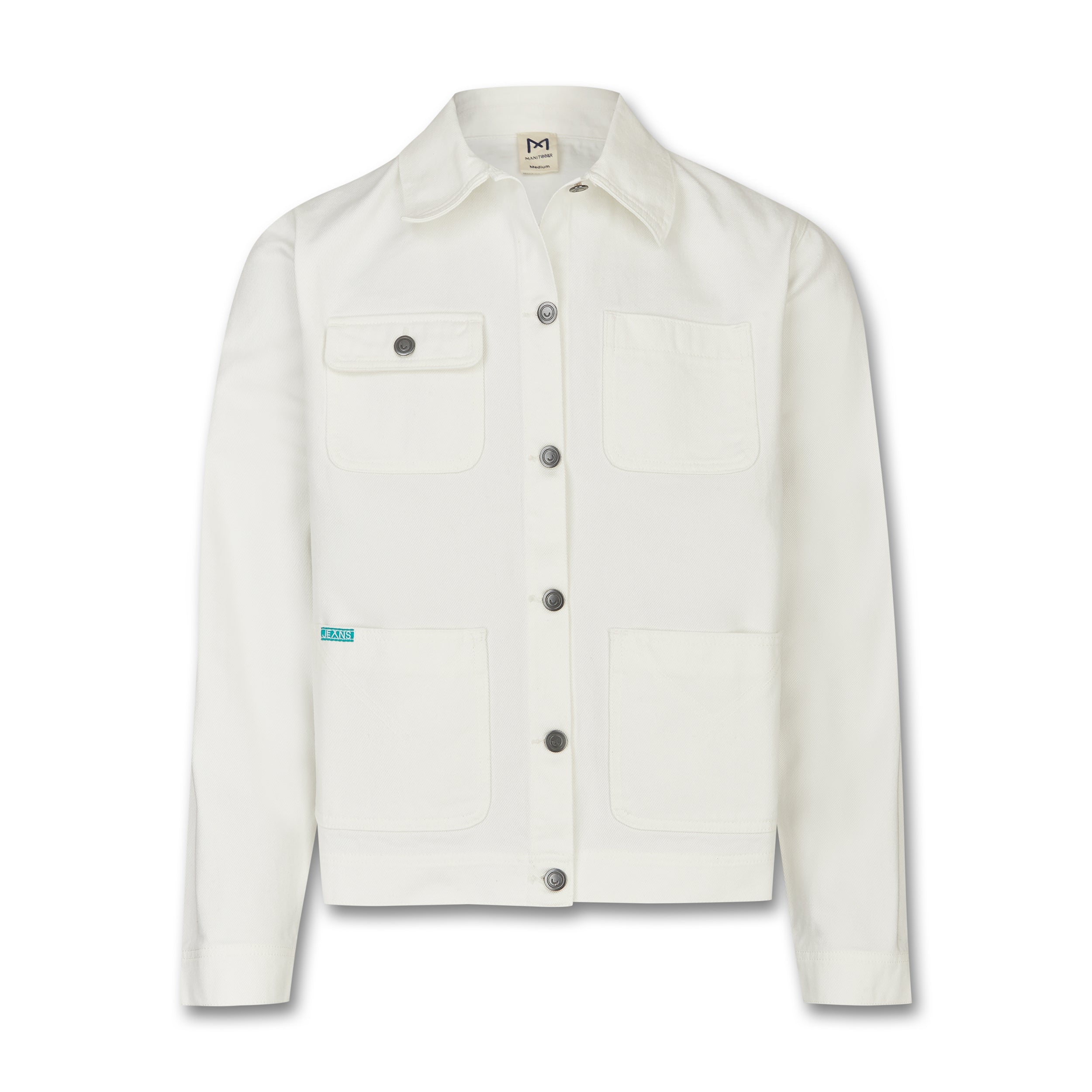 Manitober Unisex Jeansjacke White