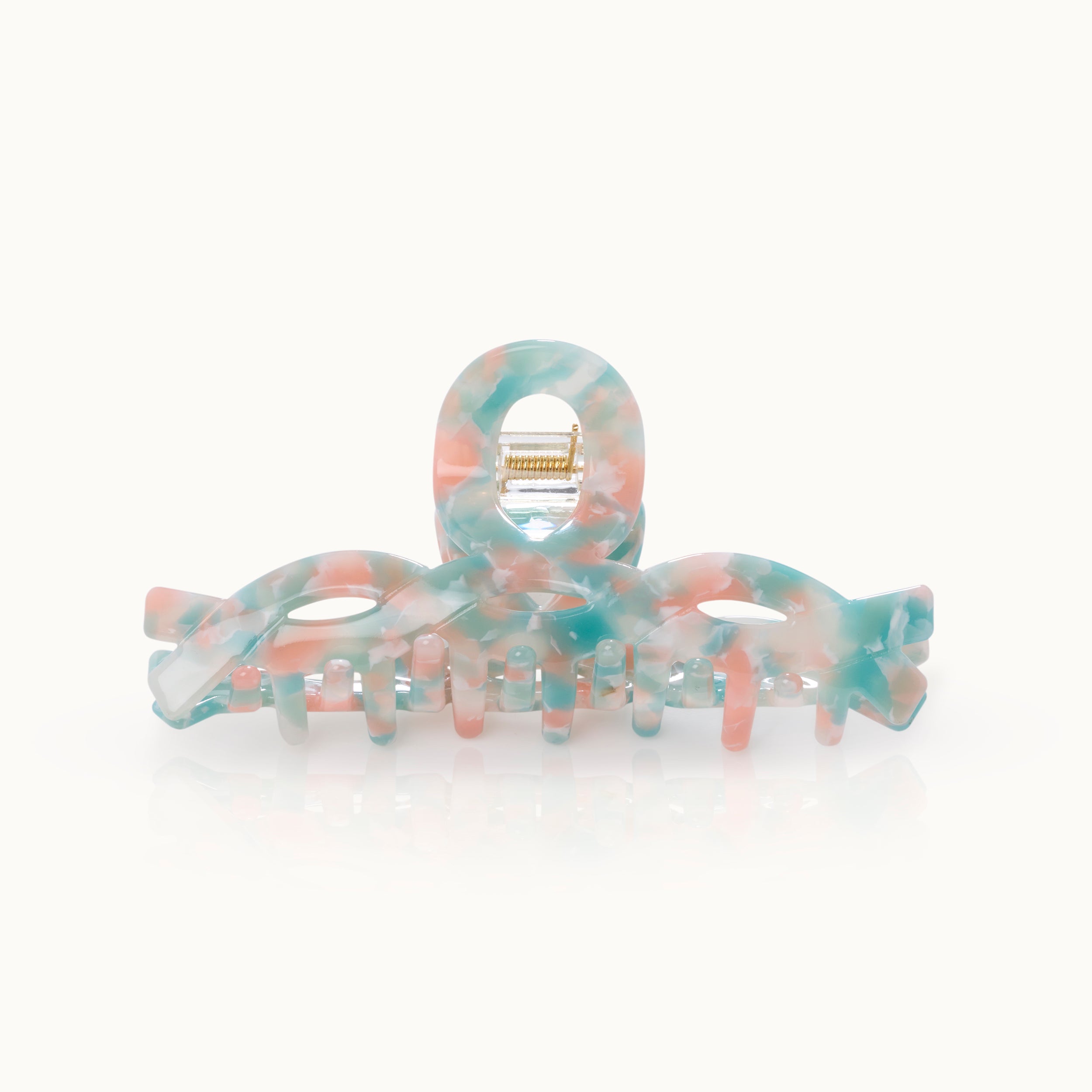 by Vivi Haarklammer "The Swirl" Aqua