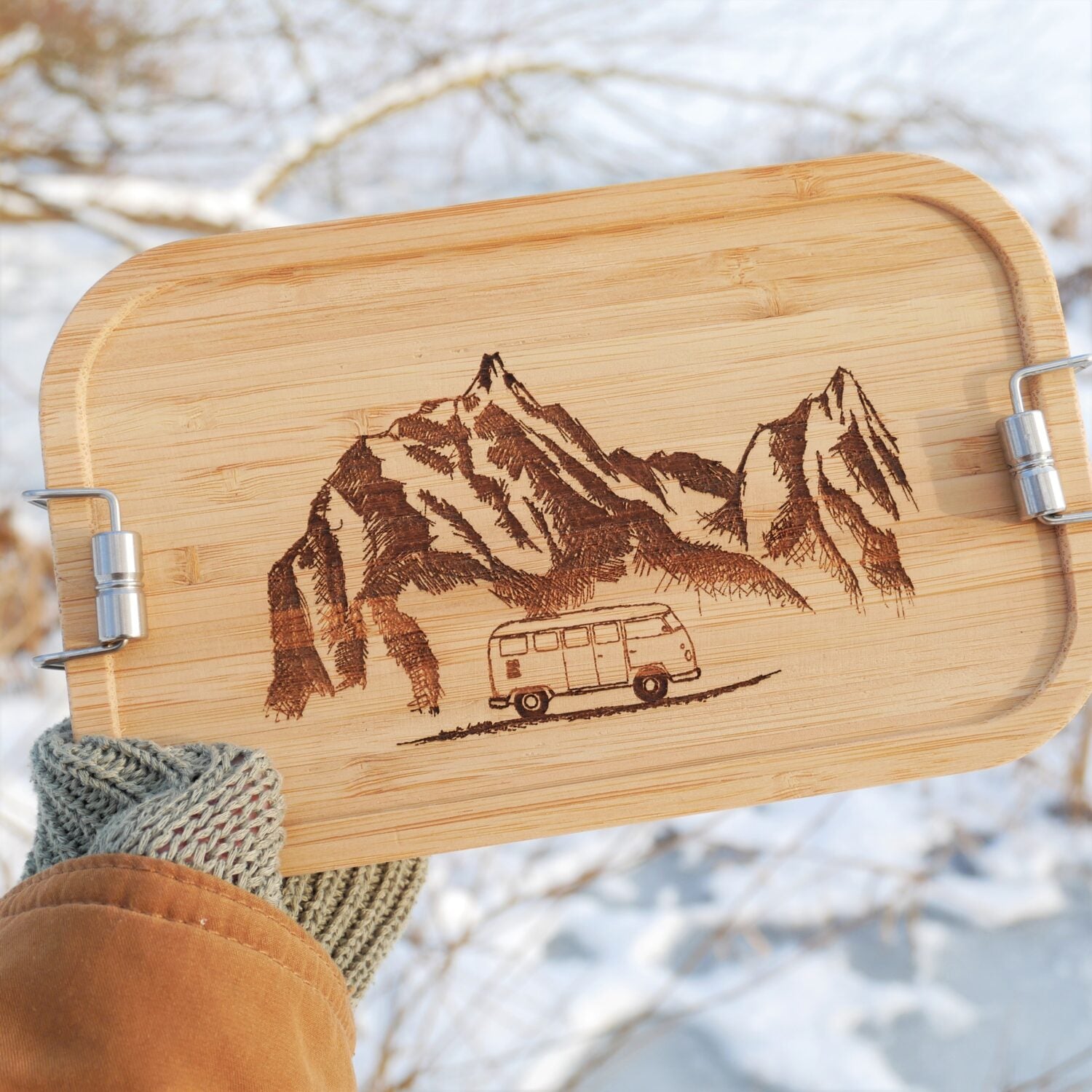 Hannibelle Lunchbox - groß Berge und Camper