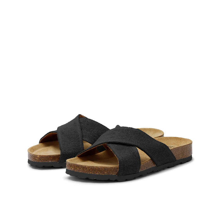GRAND STEP SHOES Sandalen "Lilo Hemp" Black