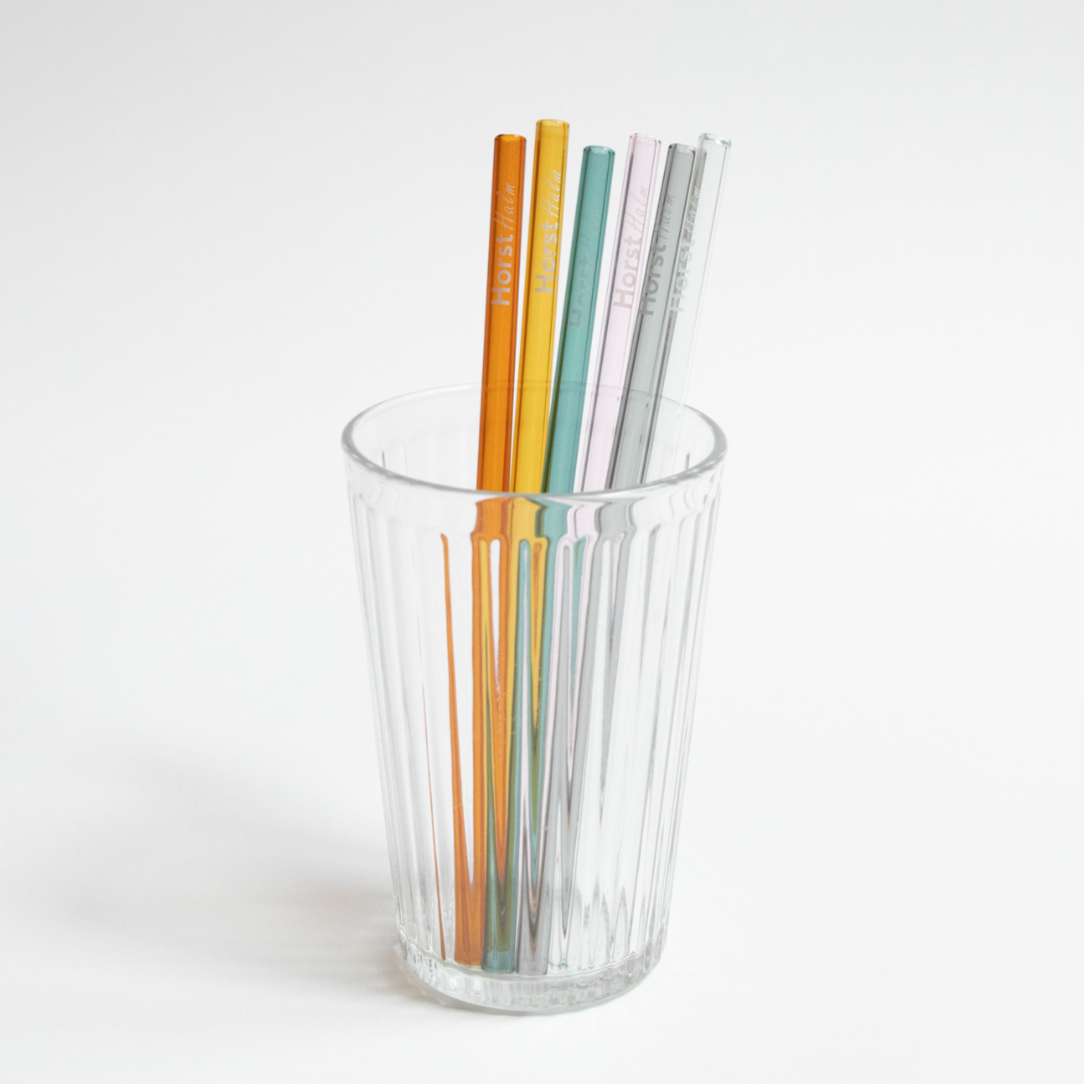 Horst Halm Mehrwegtrinkhalme aus Glas
