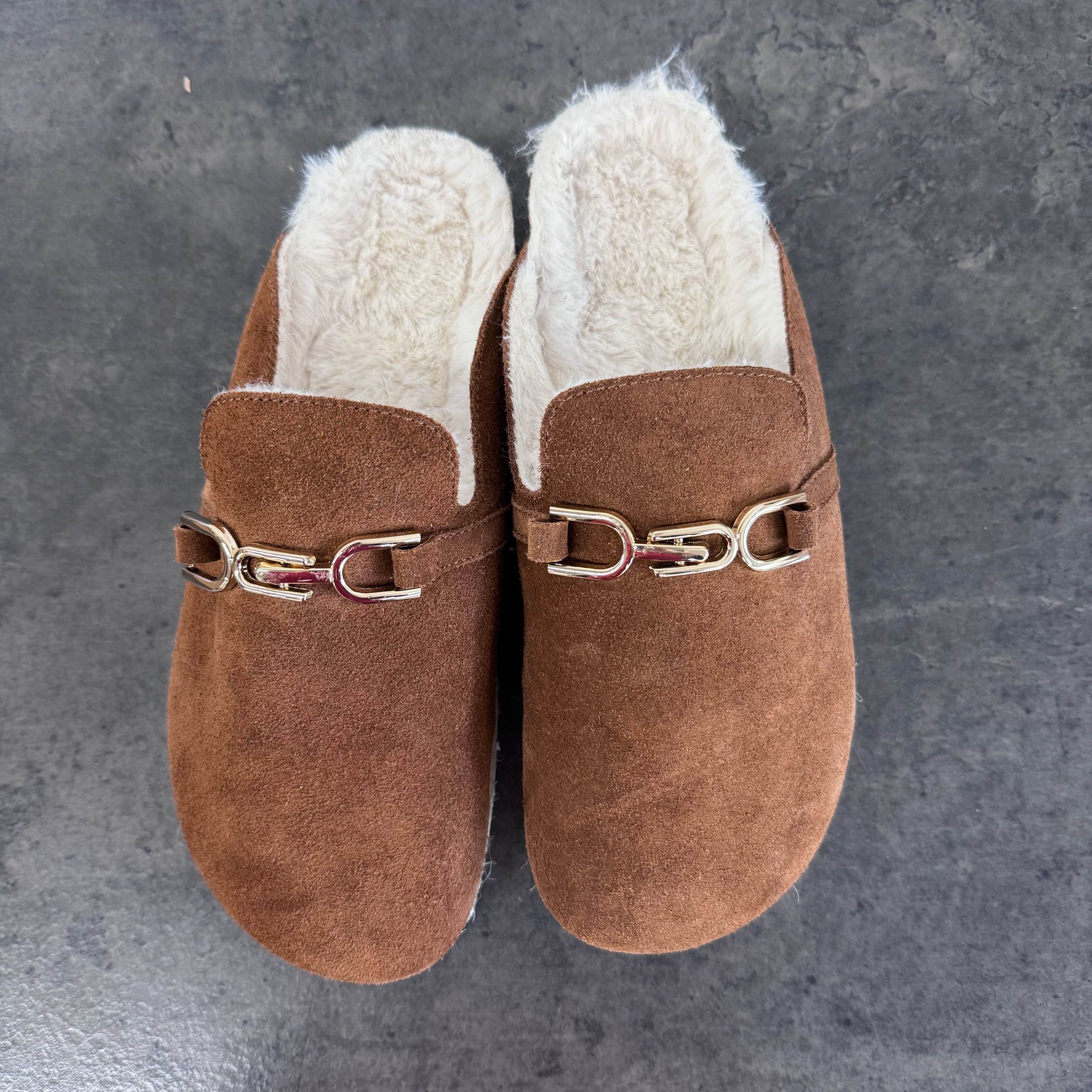Espadrij l´originale Pantolette "CLOG JUTE" 39 Braun
