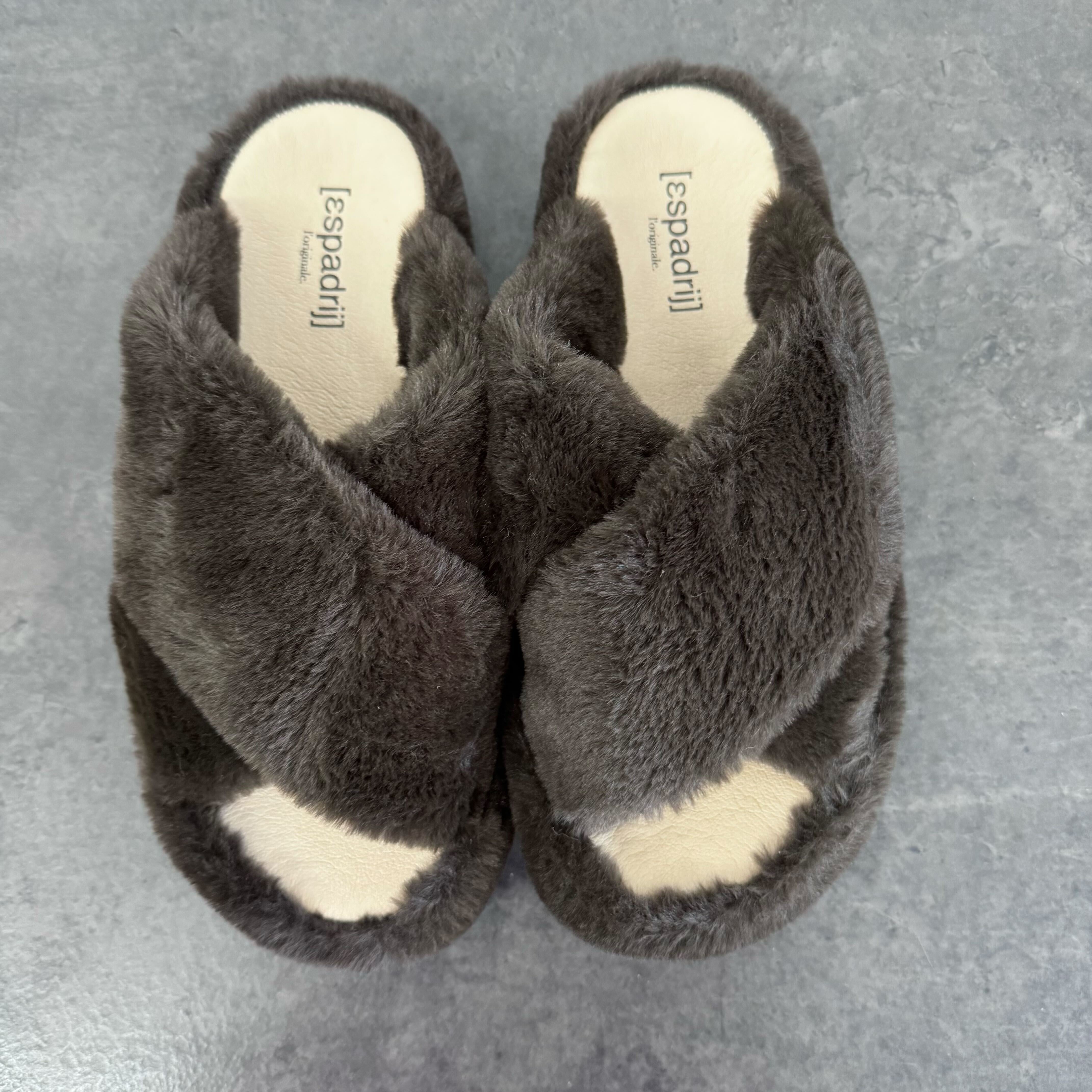 Espadrij l´originale Hausschuh "CLOG" 38 Dunkelbraun