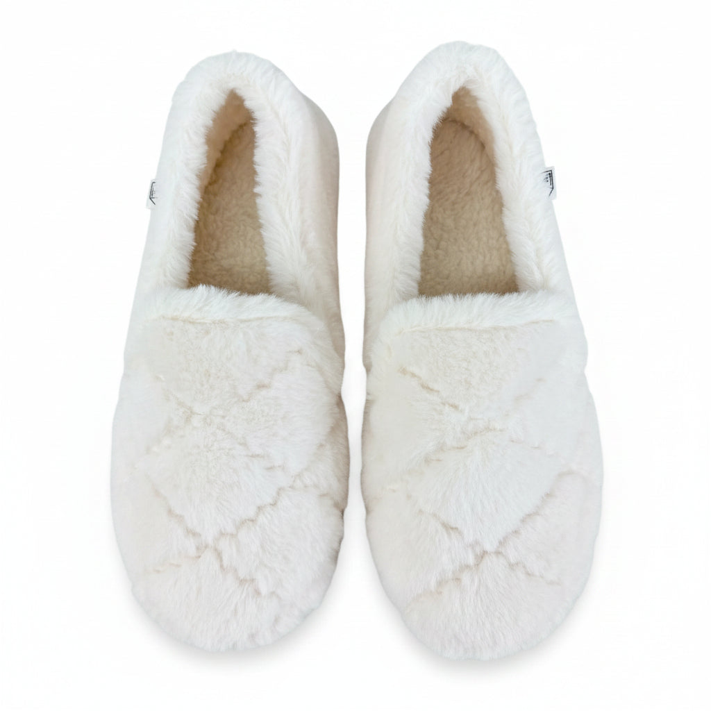 Espadrij l´originale Hausschuh "FURRY" 39 Creme