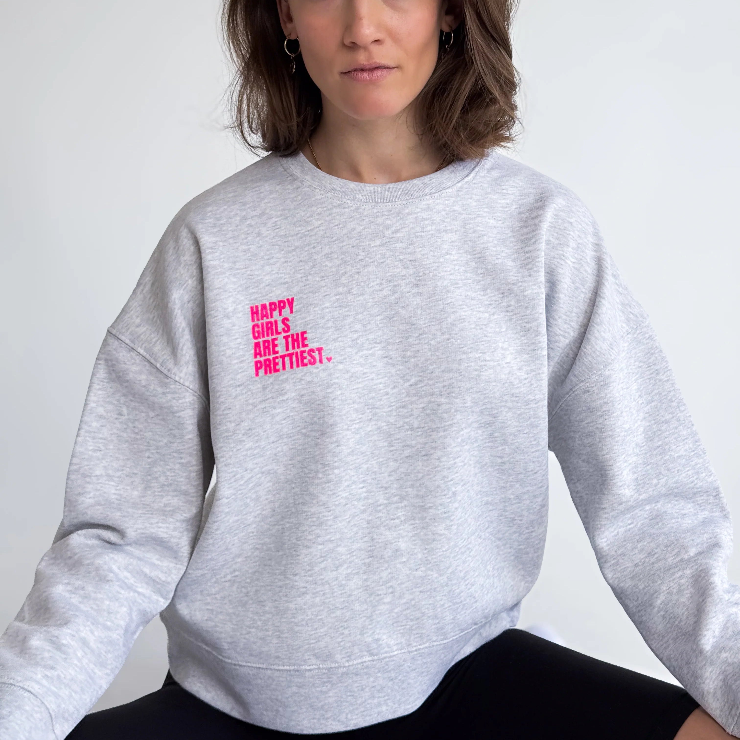 Kiss My Neon Sweater "Happy Girls"