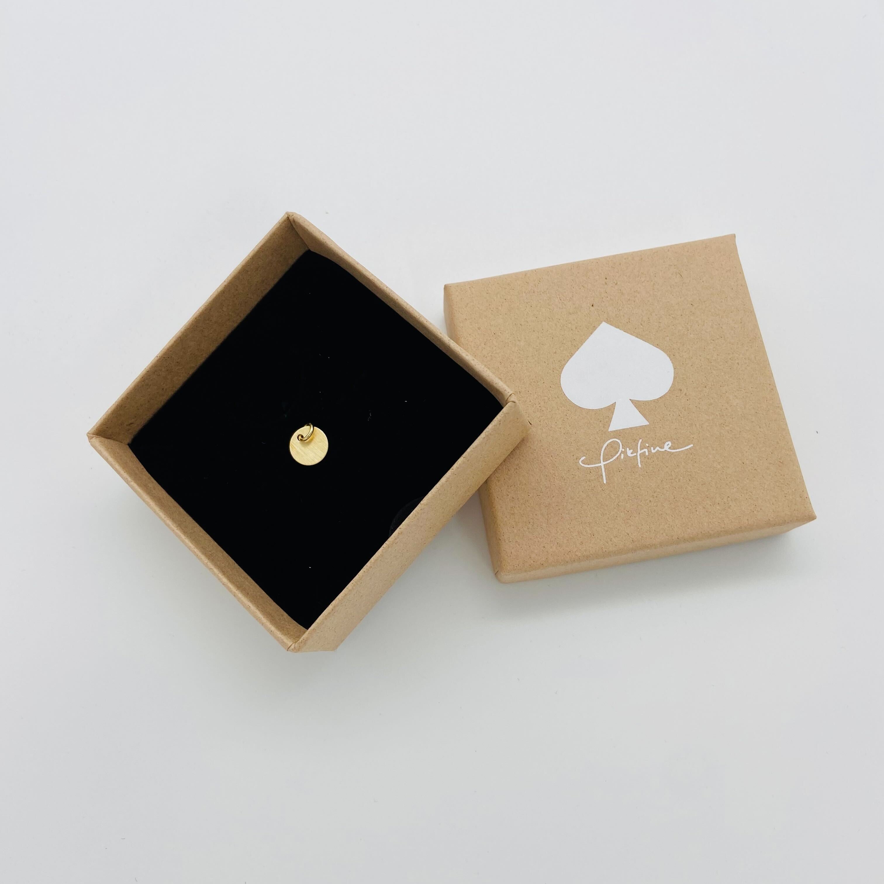 pikfine ANHÄNGER "Dot" Gold Klein