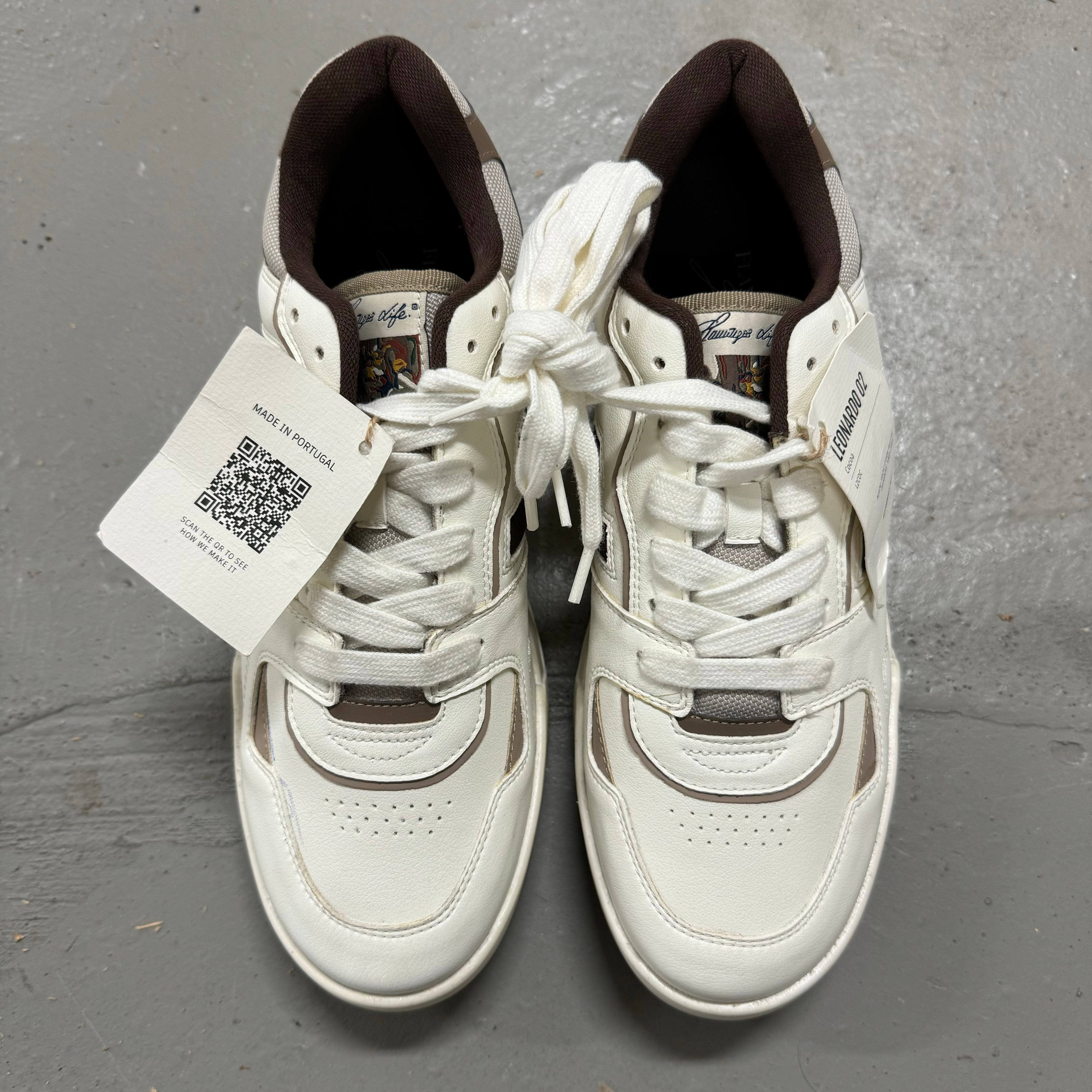 Flamingo`s Life Unisex Sneaker "Leonardo 02 Cocoa" Größe 42 - Dritte Wahl
