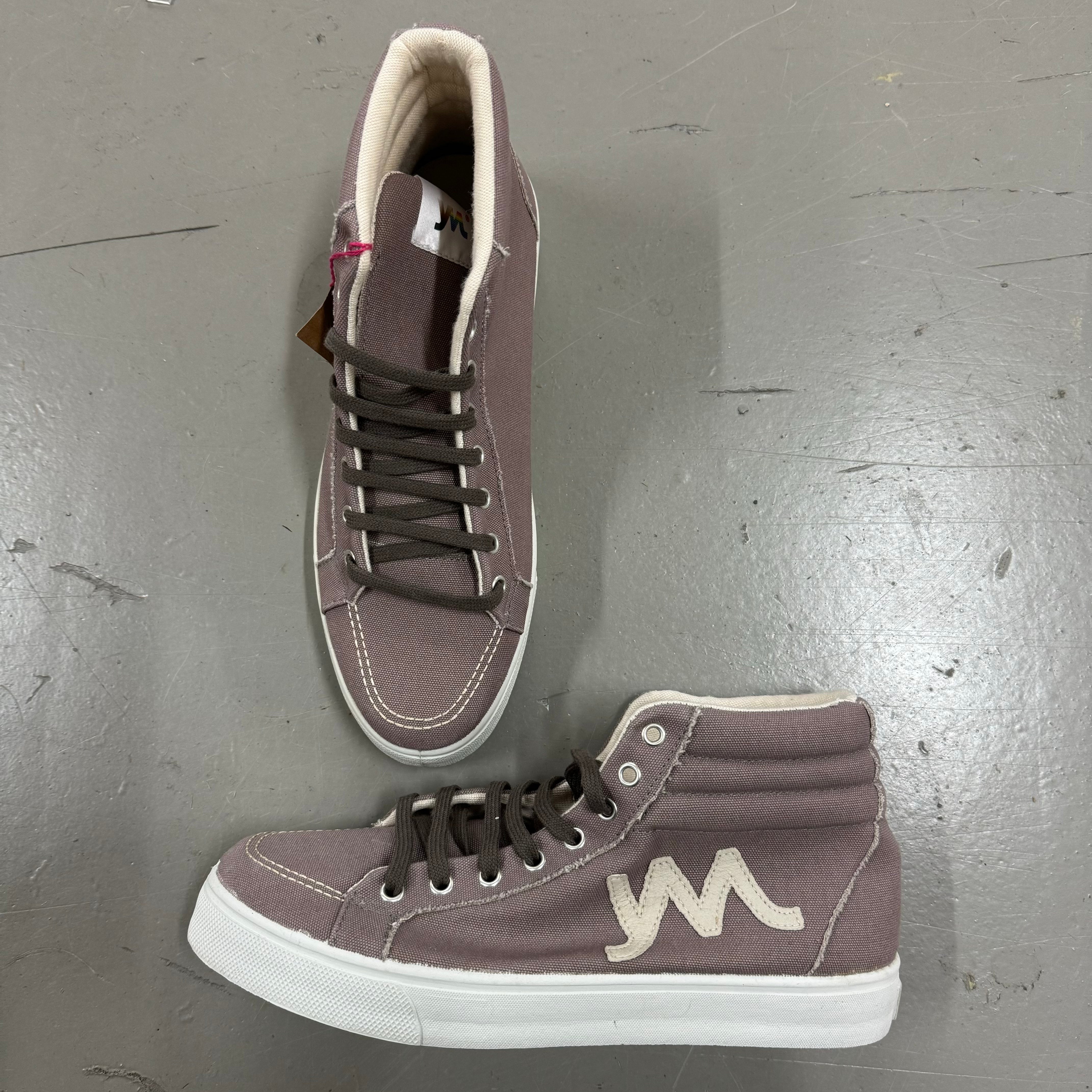 Youmans Unisex Canvas Sneaker "Manatee" - Braun-Grau