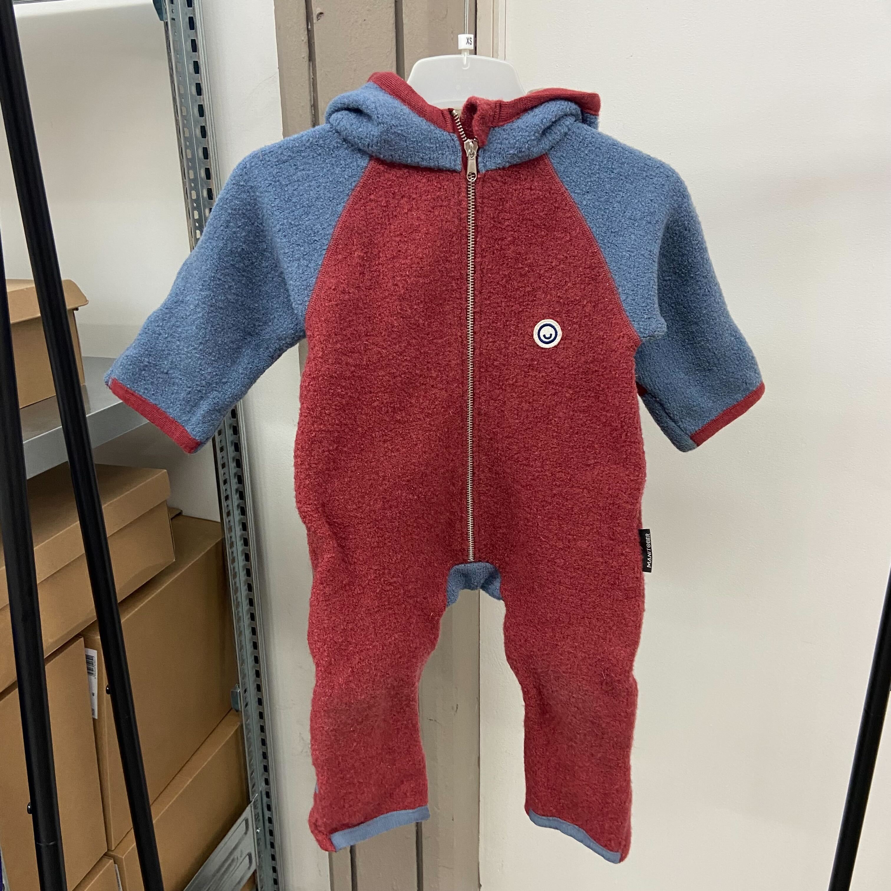 Manitober Kinder Walkoverall Gray Rust