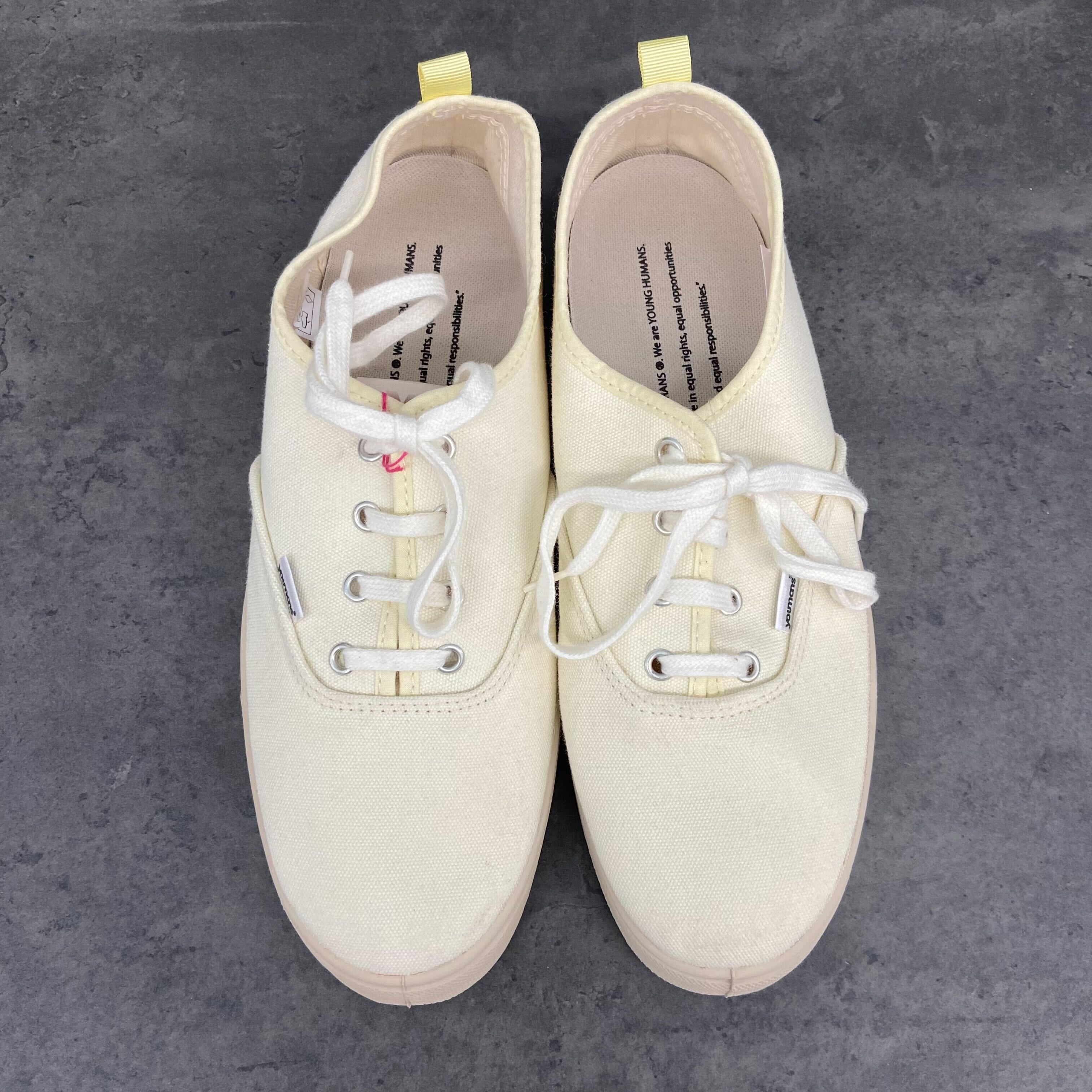 Youmans Unisex Canvas Sneaker "Clearwater" - Hellgelb - Dritte Wahl 42