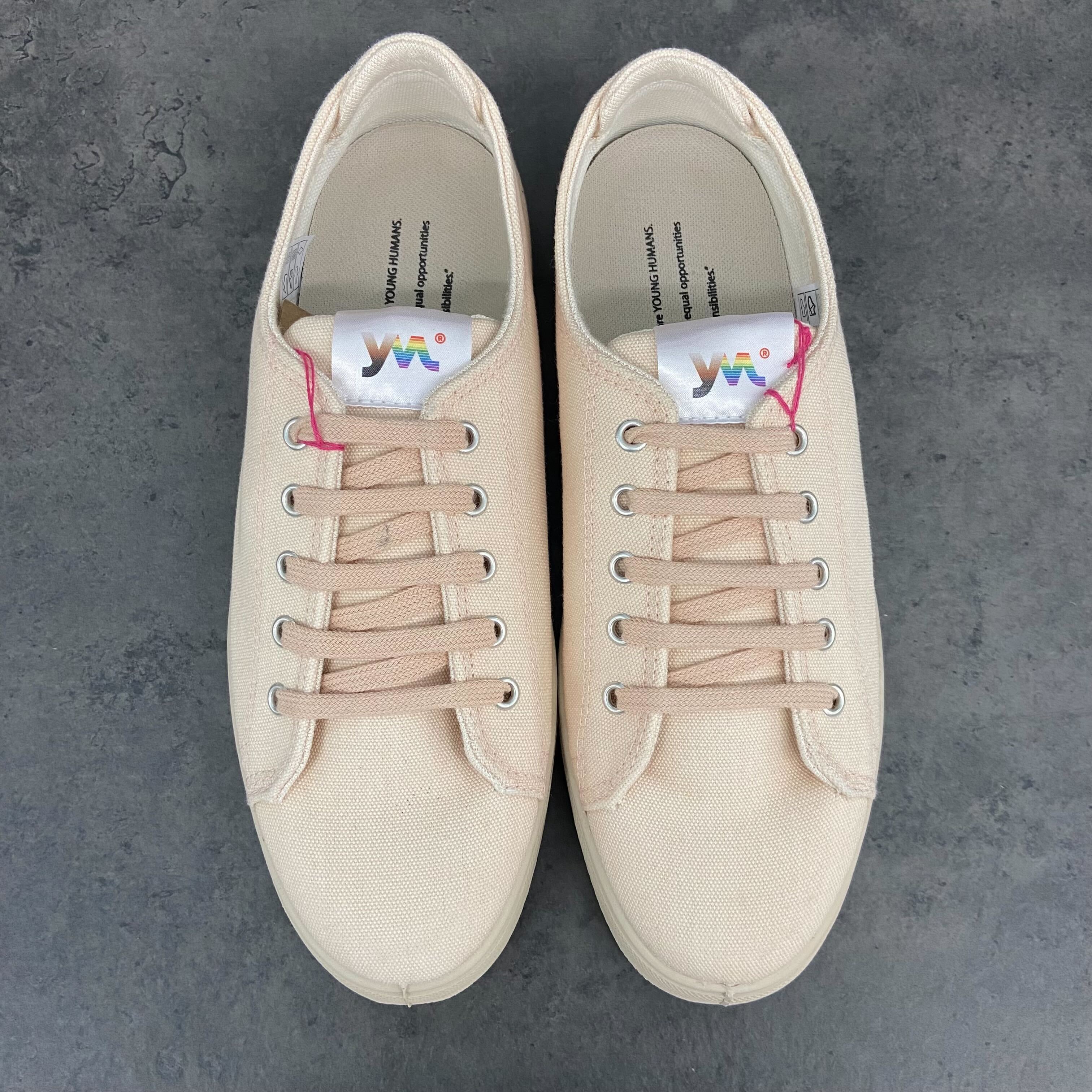 Youmans Unisex Canvas Sneaker "Dunedin" - Hellrosa - Dritte Wahl 42