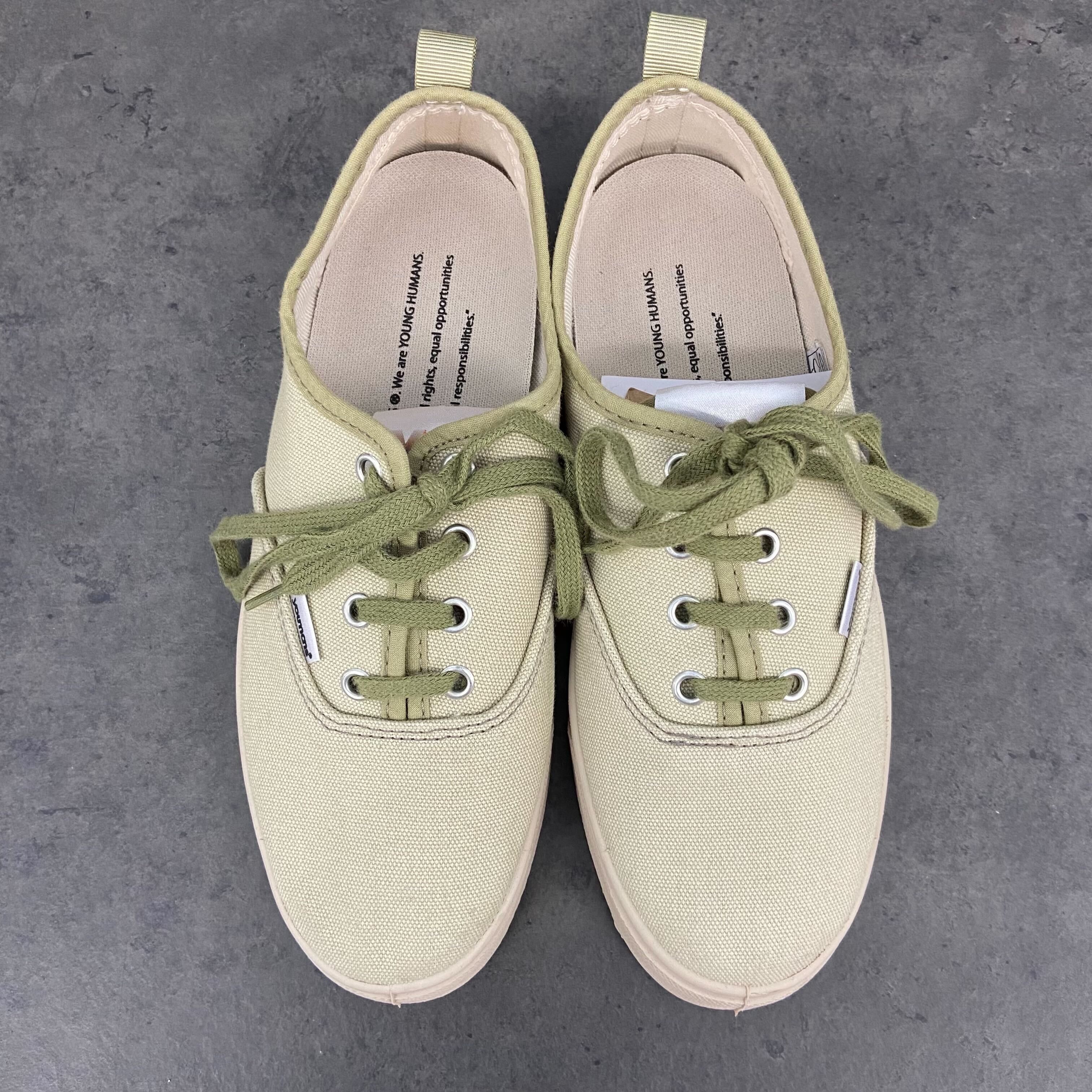 Youmans Unisex Canvas Sneaker "Clearwater" - Grün - Dritte Wahl 38
