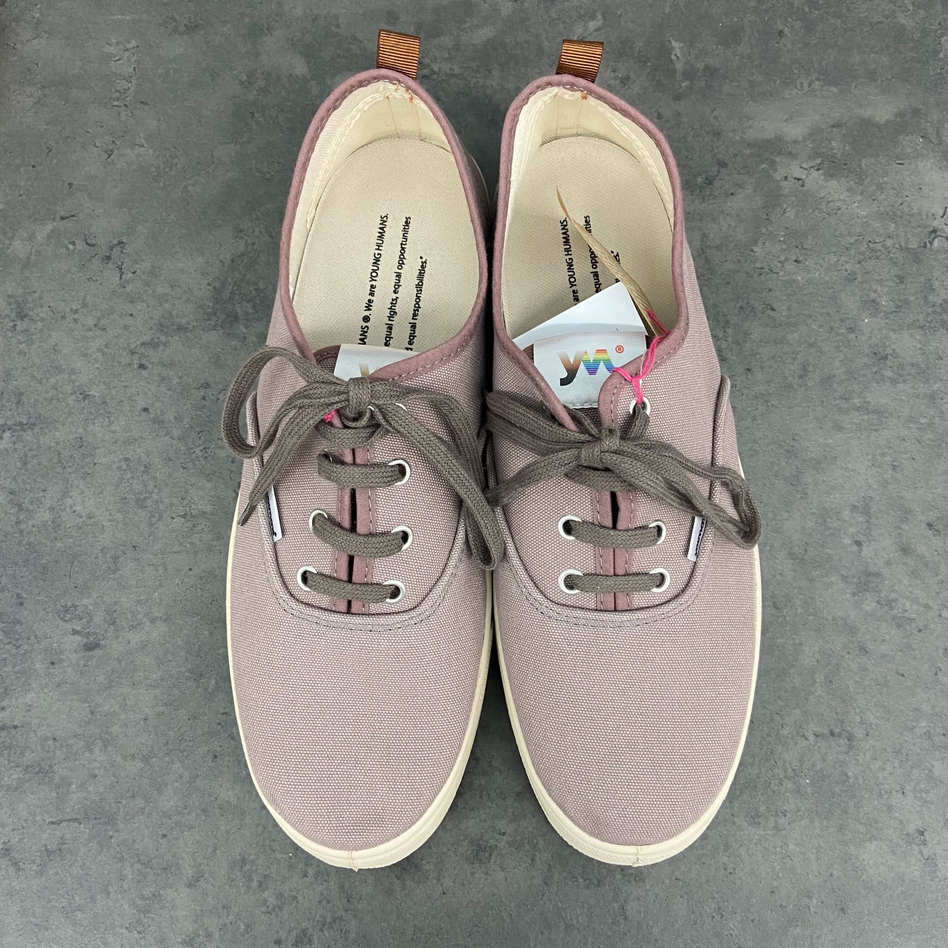 Youmans Unisex Canvas Sneaker "Clearwater" - Pflaume - Dritte Wahl 42